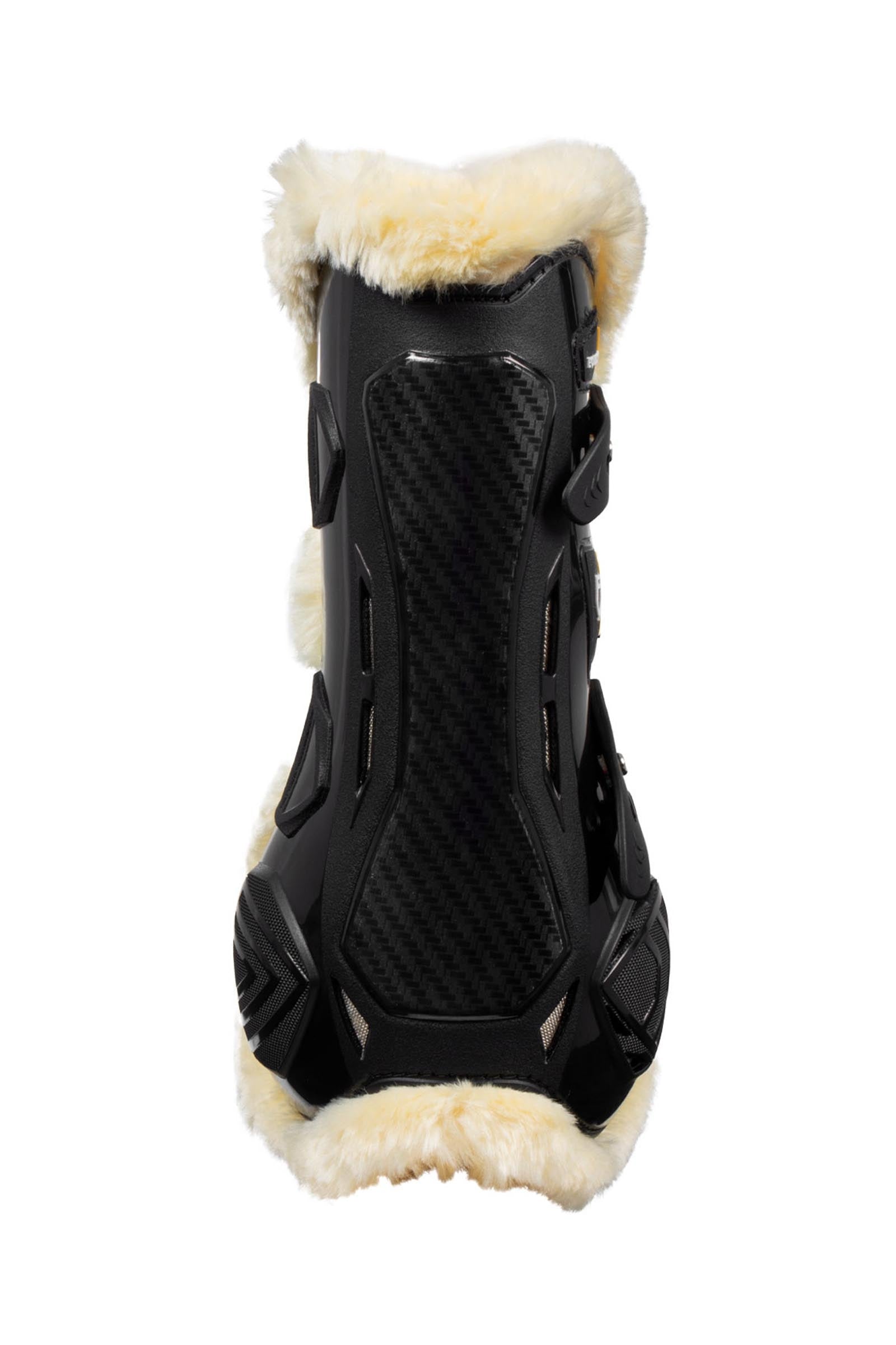 Equestro Synthetic Sheepskin Quick Release Tendon Boots Leg & Hoof Protection
