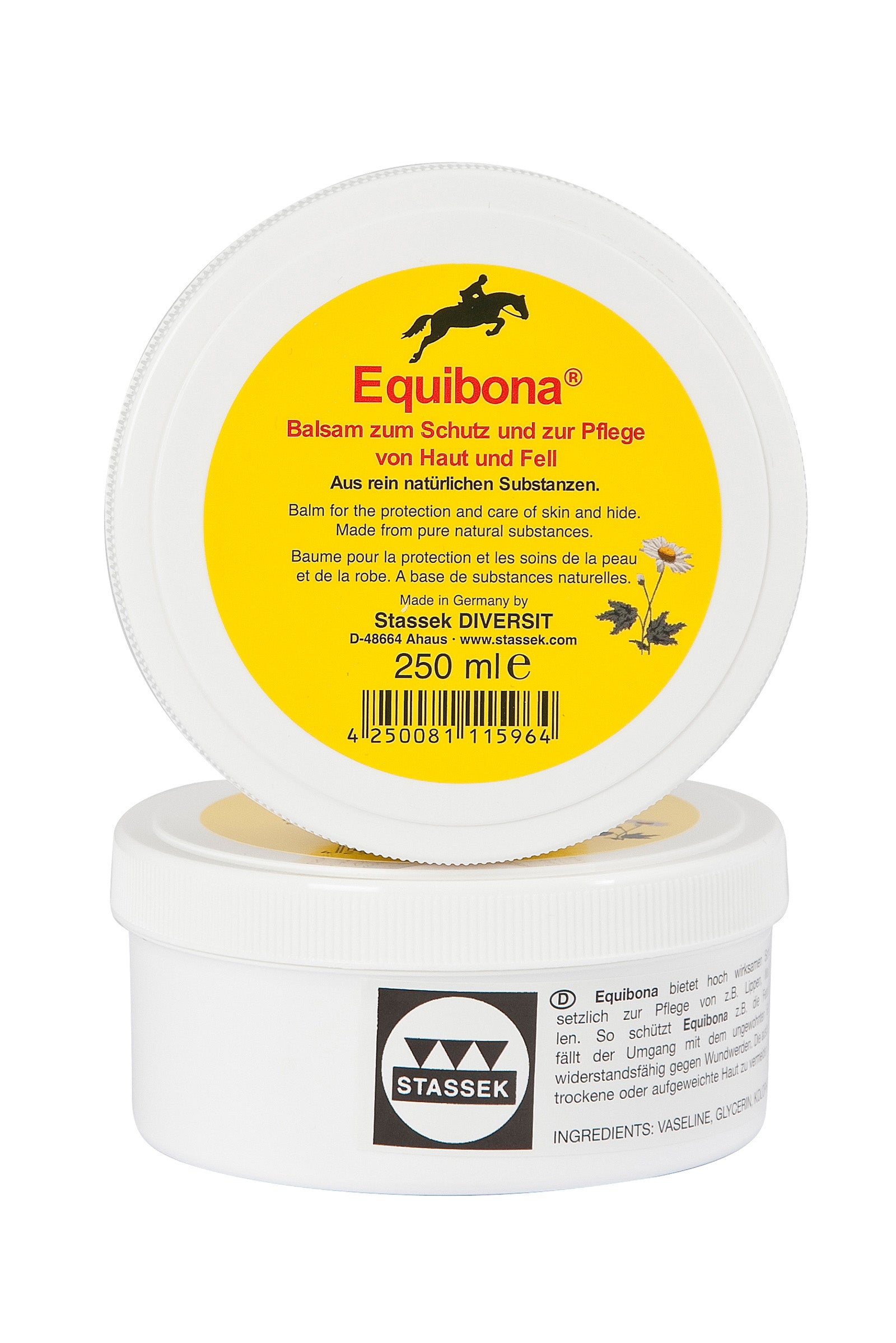 Stassek Equibona Fuktighetskrem, 250 ml Hestepleie
