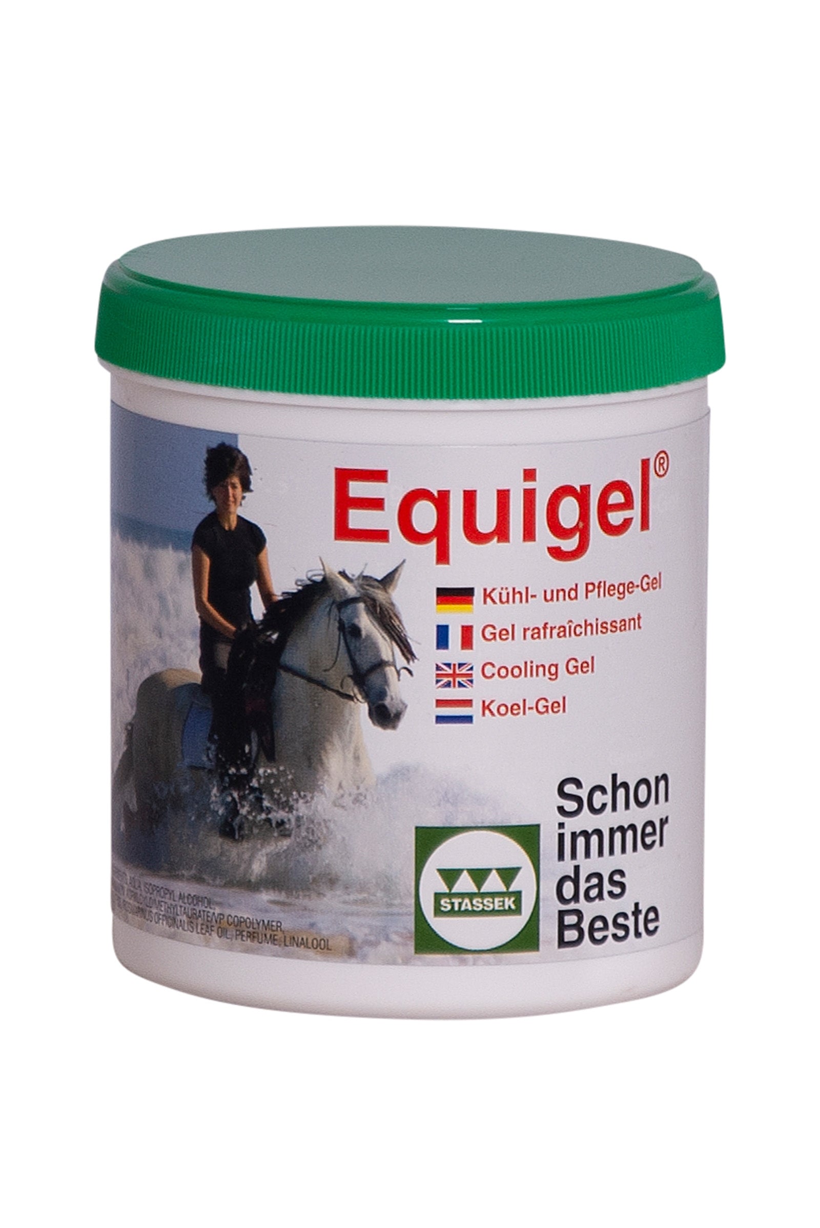 Stassek Kjølende og Lindrende Equigel, 1000 ml Hestepleie