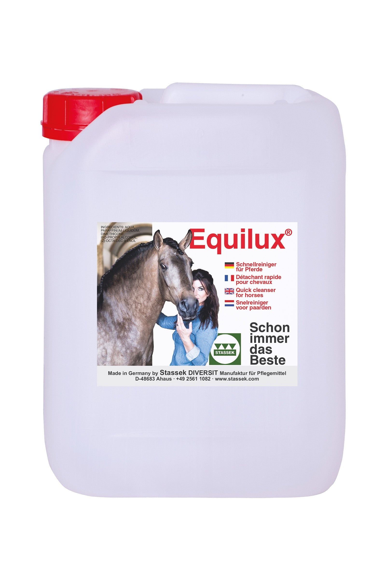 Stassek Equilux Beholder, 5 liters Hestepleie