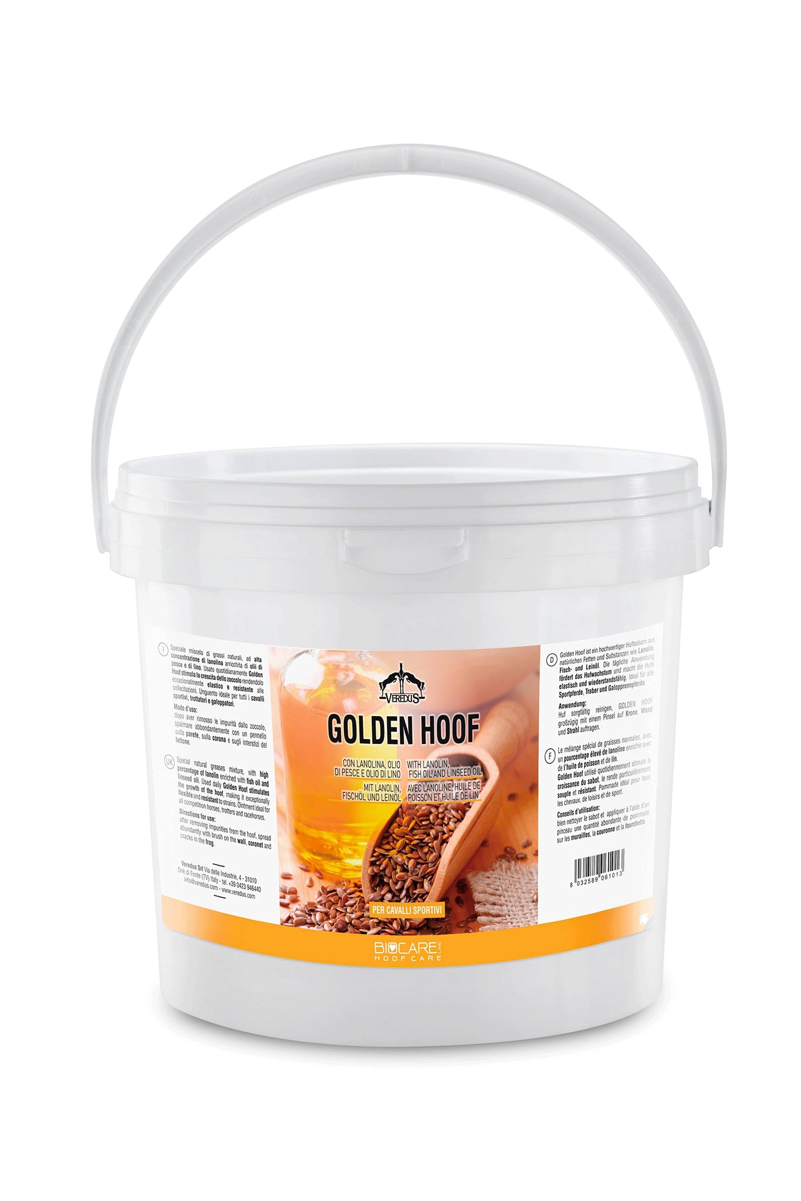 Veredus veredus Golden Hovsalve, 5000 ml Hestepleie