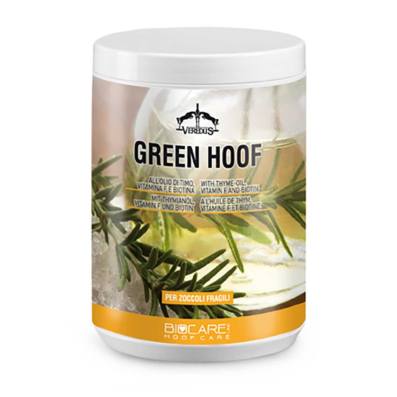 Veredus grøn hovsalve, 1000 ml Hestepleie
