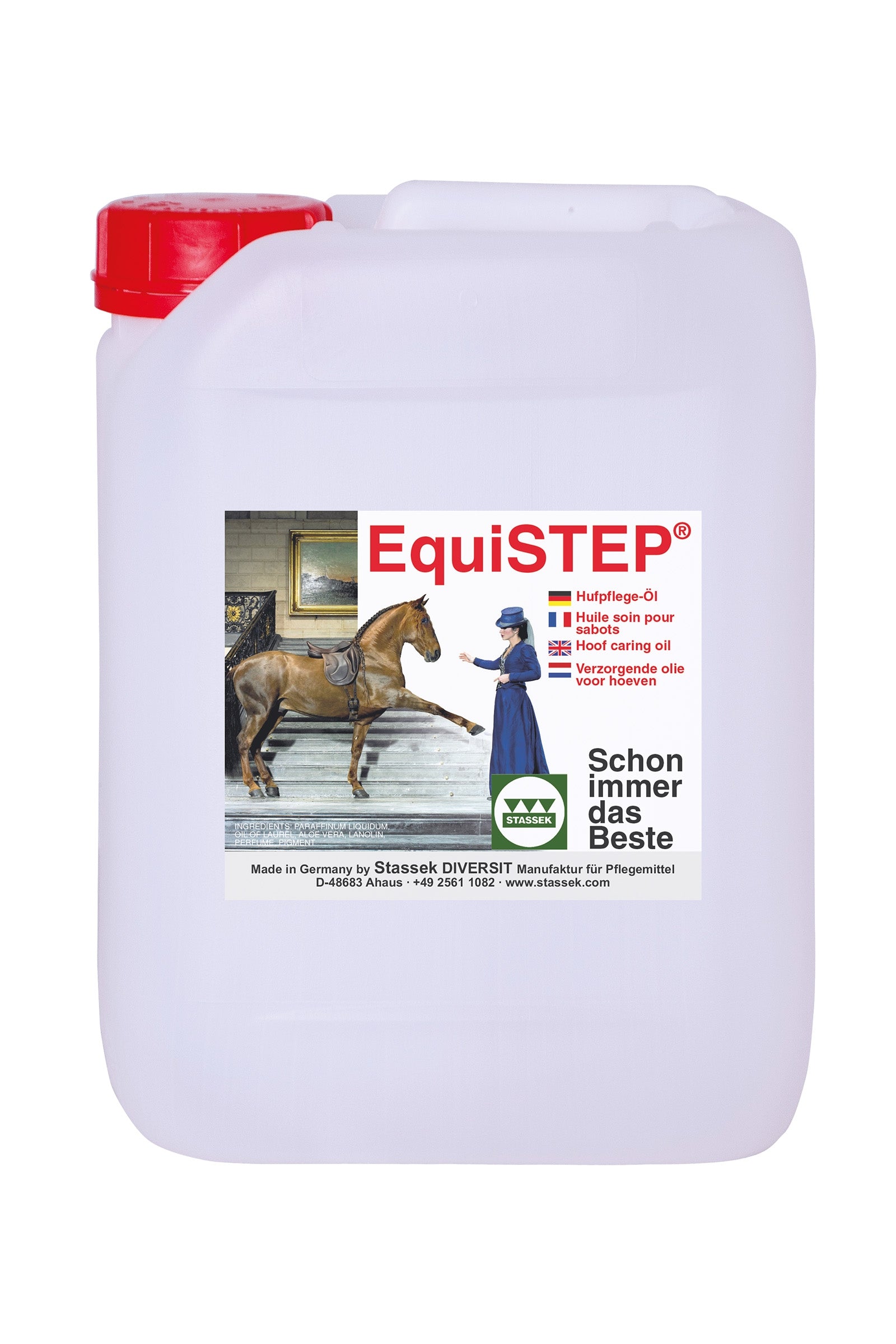 Stassek EquiSTEP Hovolje refillbeholder, 2.5 liters Hestepleie