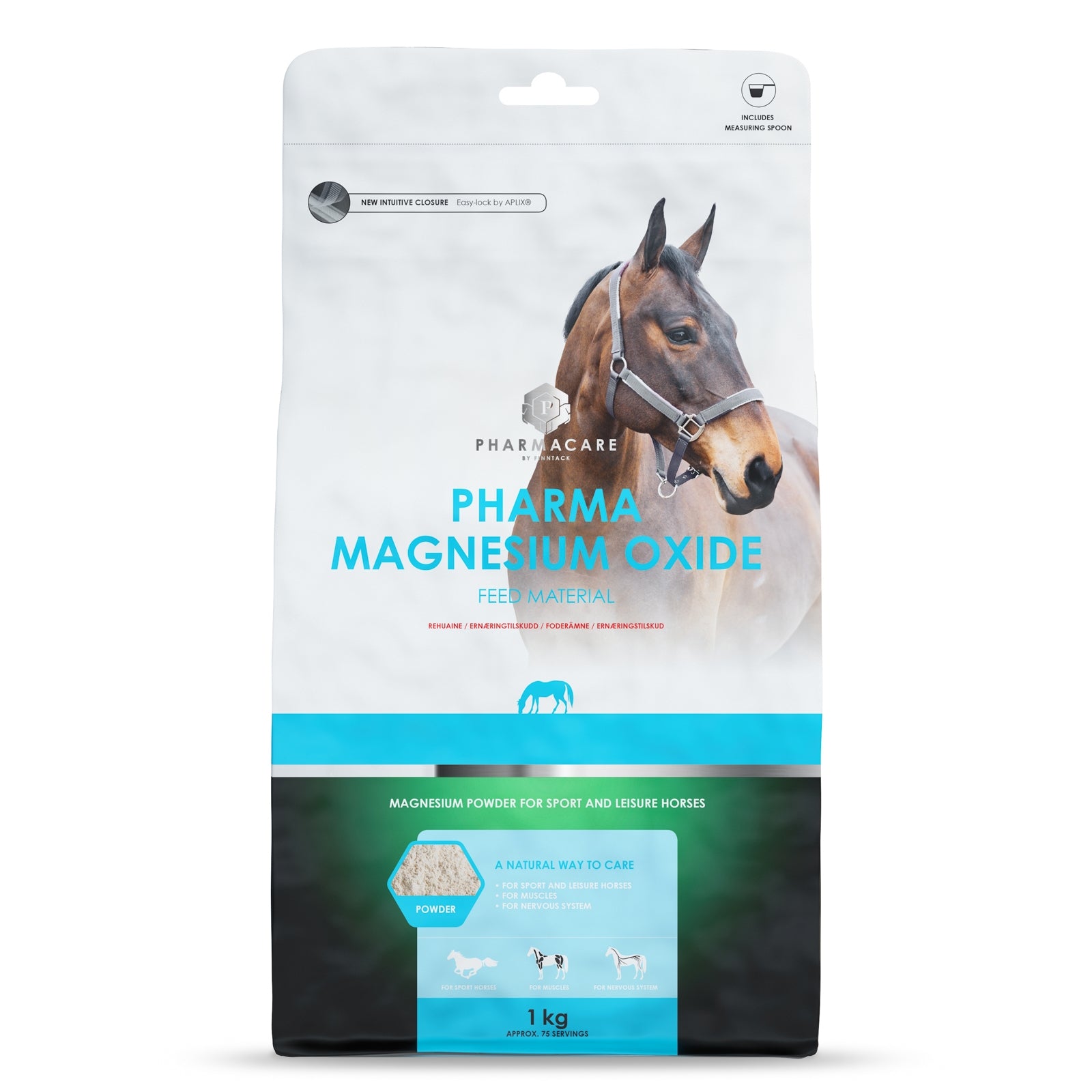 Pharmacare Pharma magnesiumoksid, 1 kilo Horse Feed & Nutrition