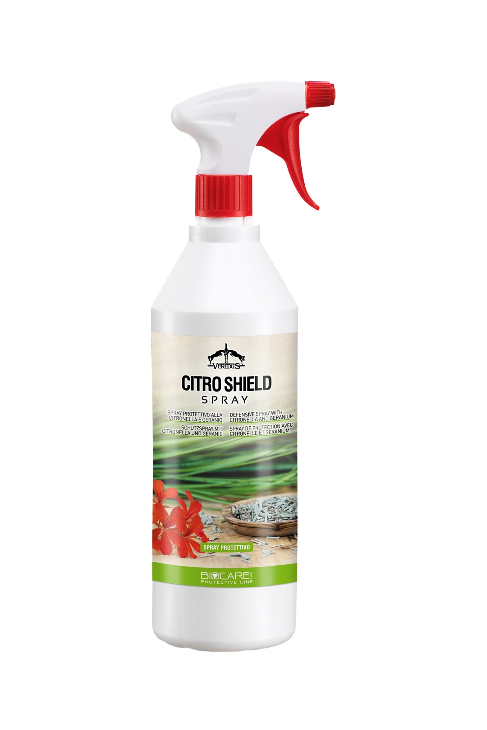 Veredus Citro Shield insektavvisende spray, 1000 ml Fluebeskyttelse til hest