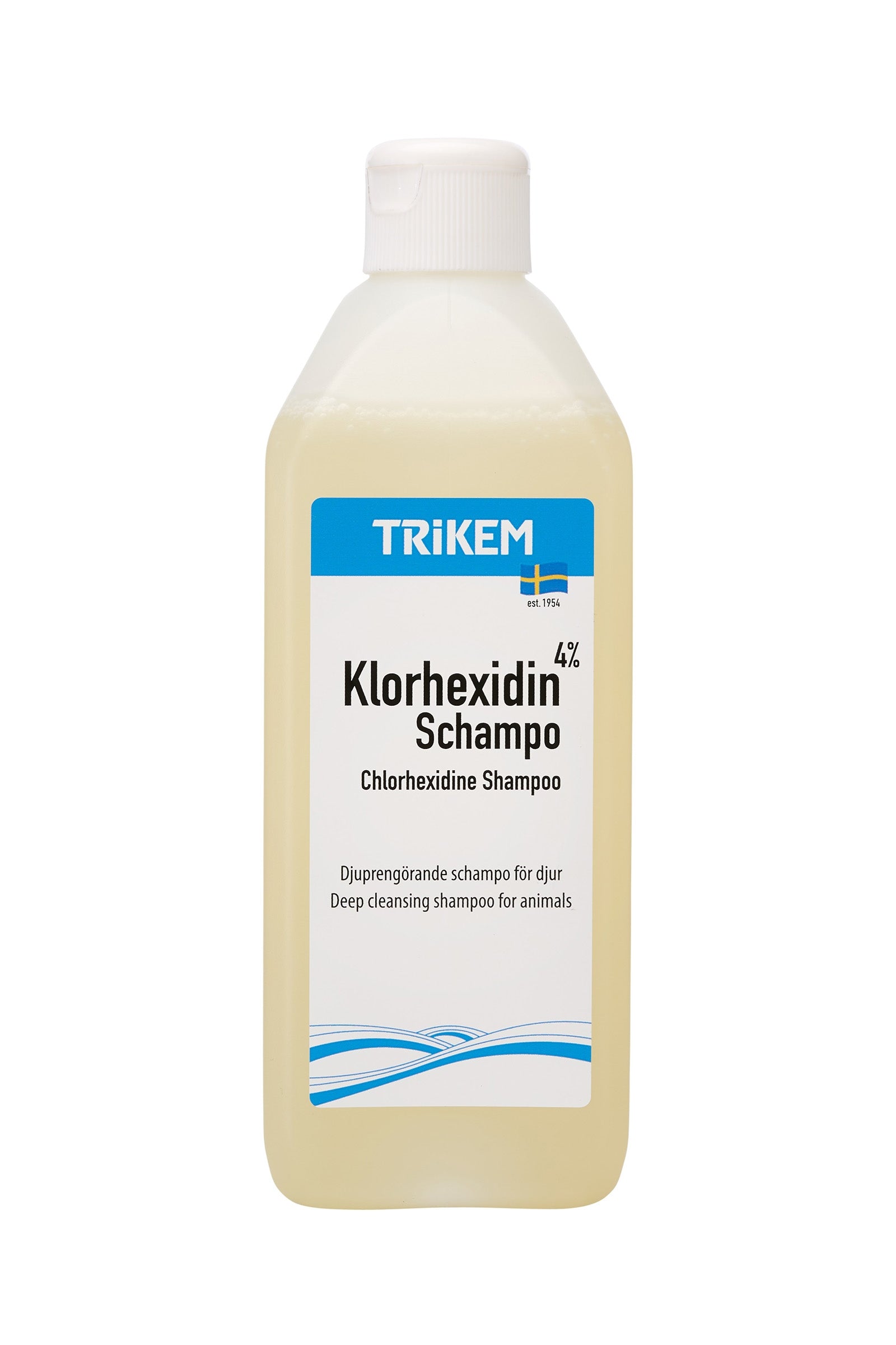 Trikem Klorheksidin sjampo, 600 ml Hestepleie