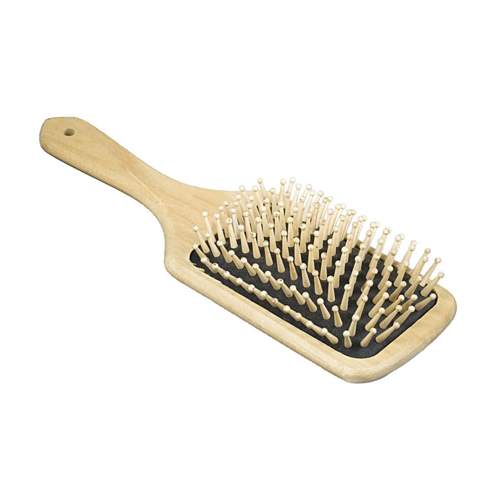 Horze Antistatic Mane and Tail Wood Handle Brush Horse Grooming Tools