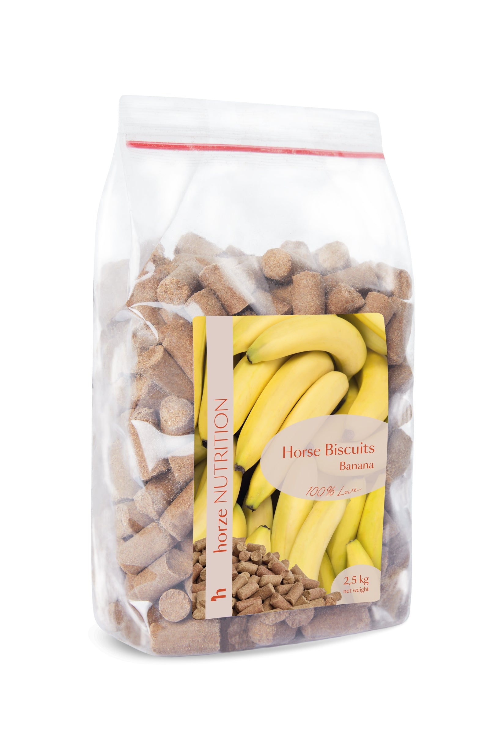 Horze Biscuits godbiter, banan, 2,5 kilo Horse Feed & Nutrition