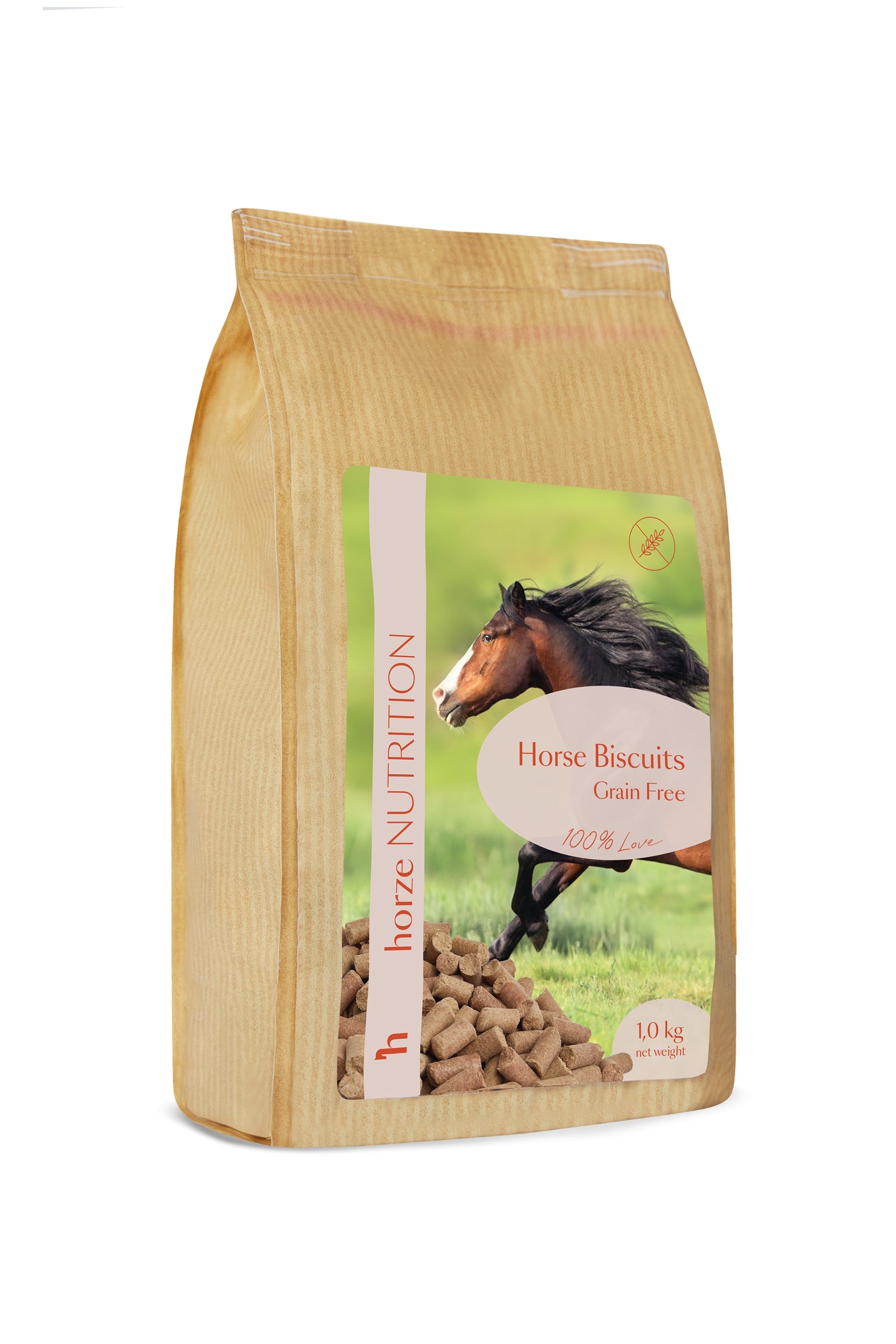 Horze Biscuits godbiter, kornfrie, 1 kilo Horse Feed & Nutrition