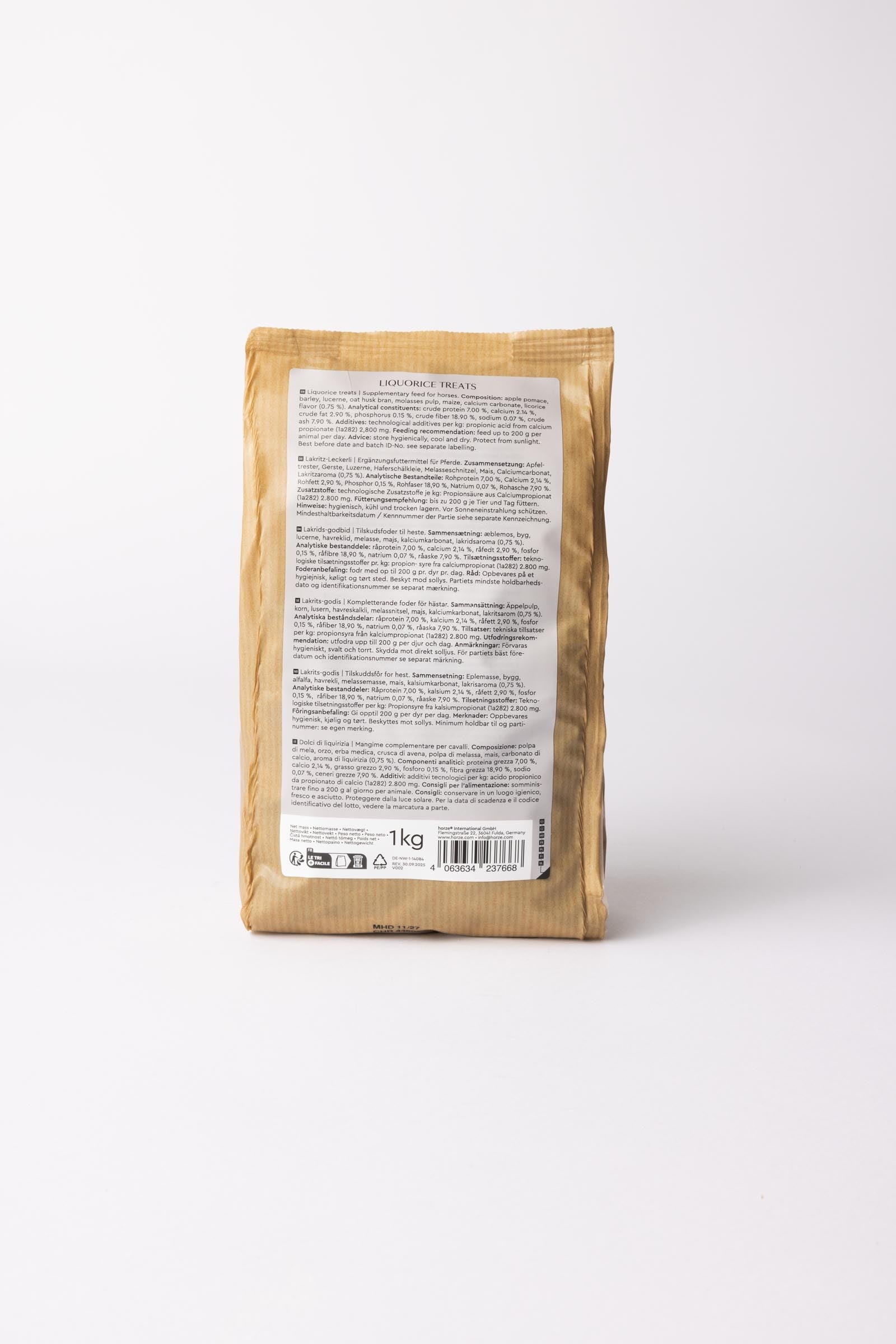 Horze Biscuits Licorice, Treats 1kg Horse Feed & Nutrition