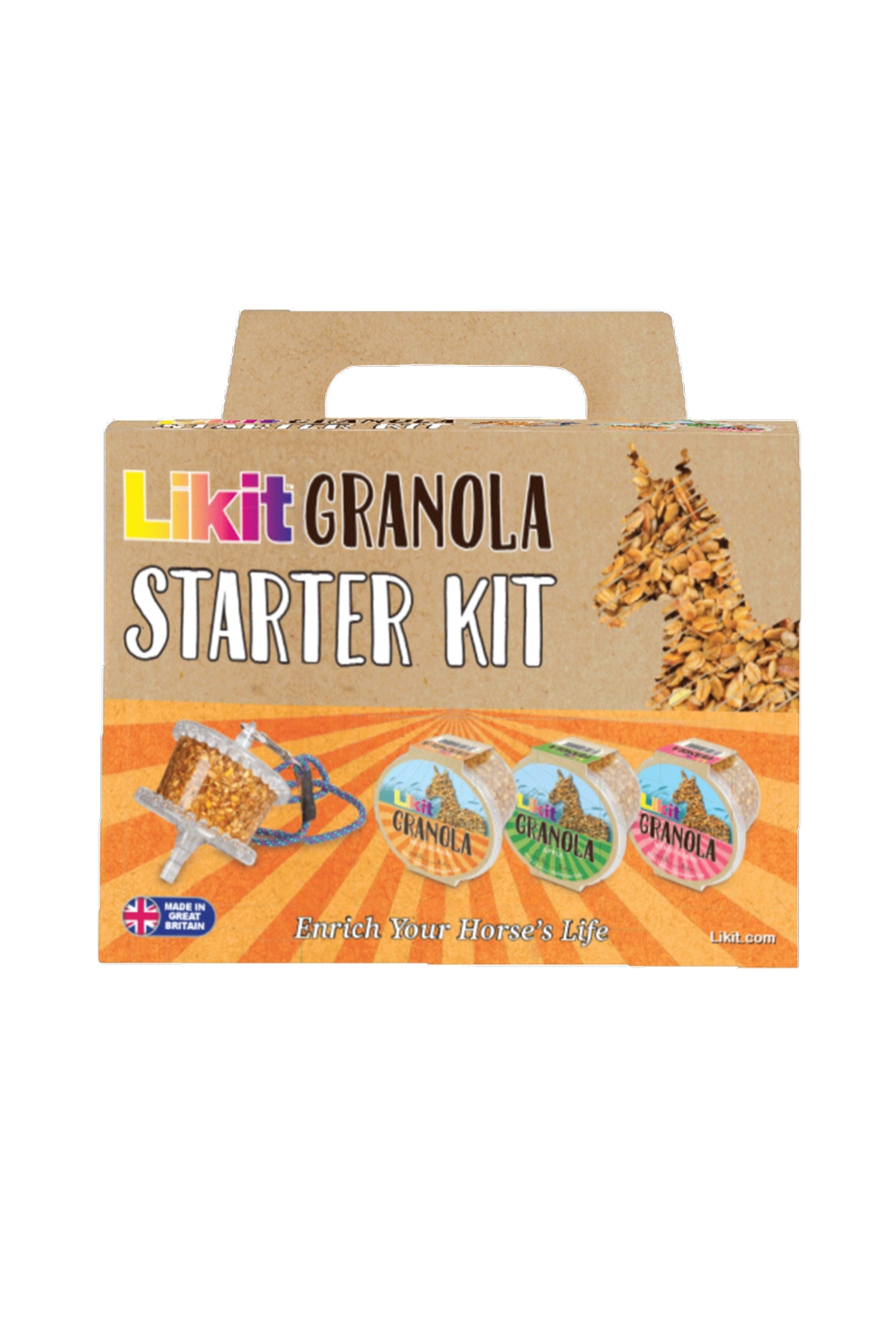 Likit Granola Starter Kit (holder + 3 smaker) Horse Feed & Nutrition