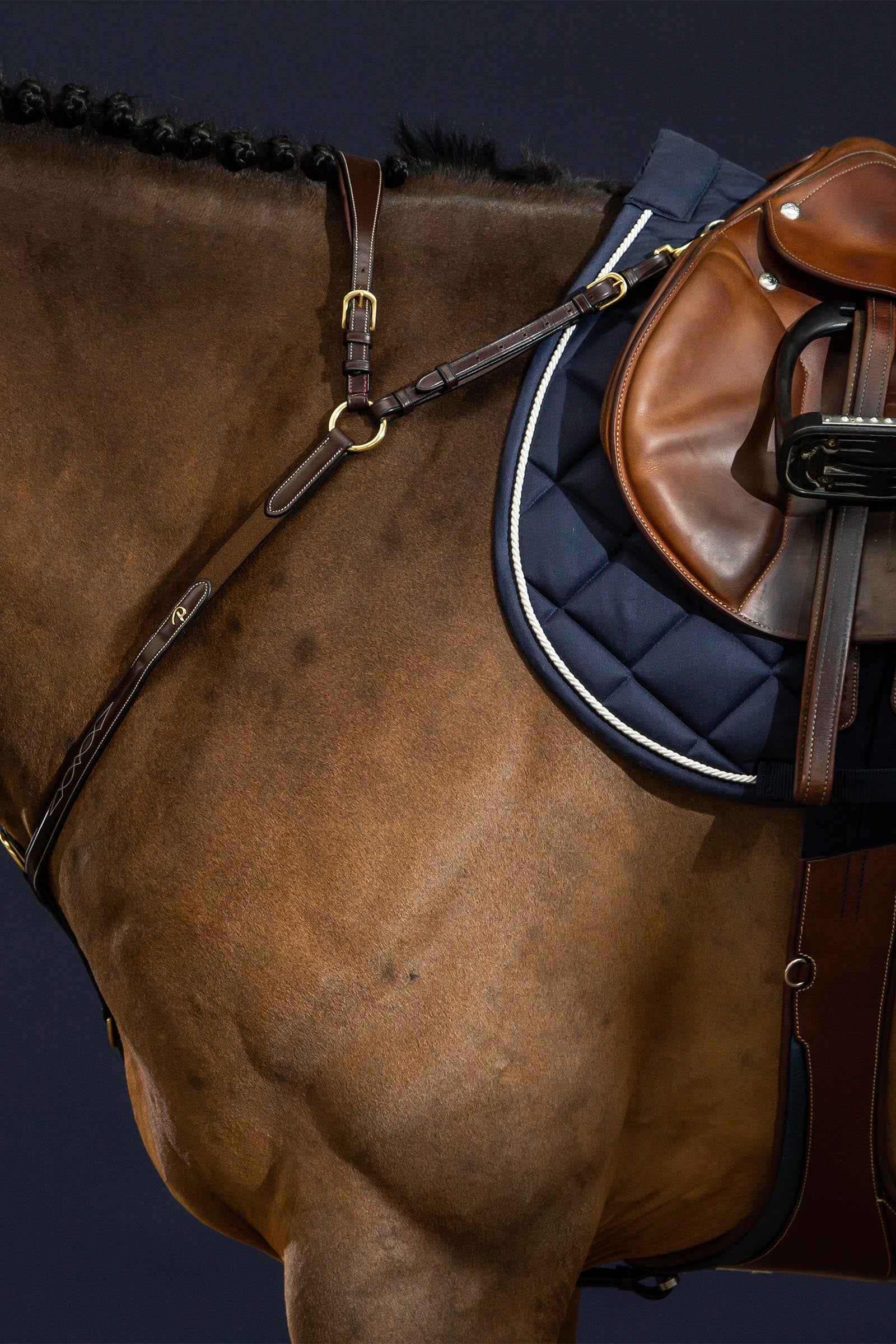 Dy'on D Collection Bridge Breastplate  Bridles & Reins