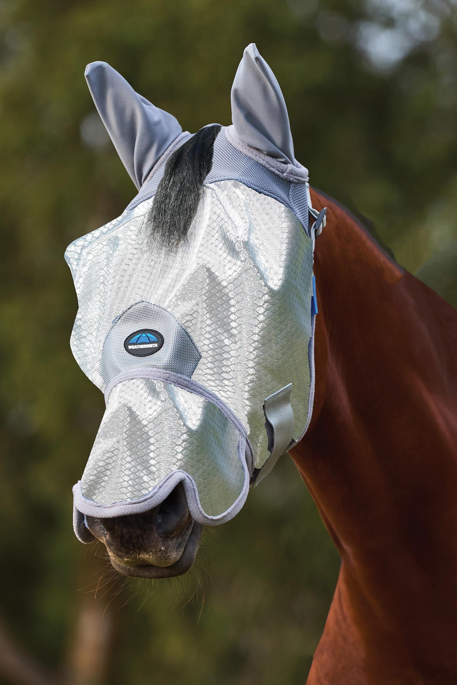 Weatherbeeta Comfitec Hexi Shield Fly Mask With Ears & Nose Antifly Protection for Horses