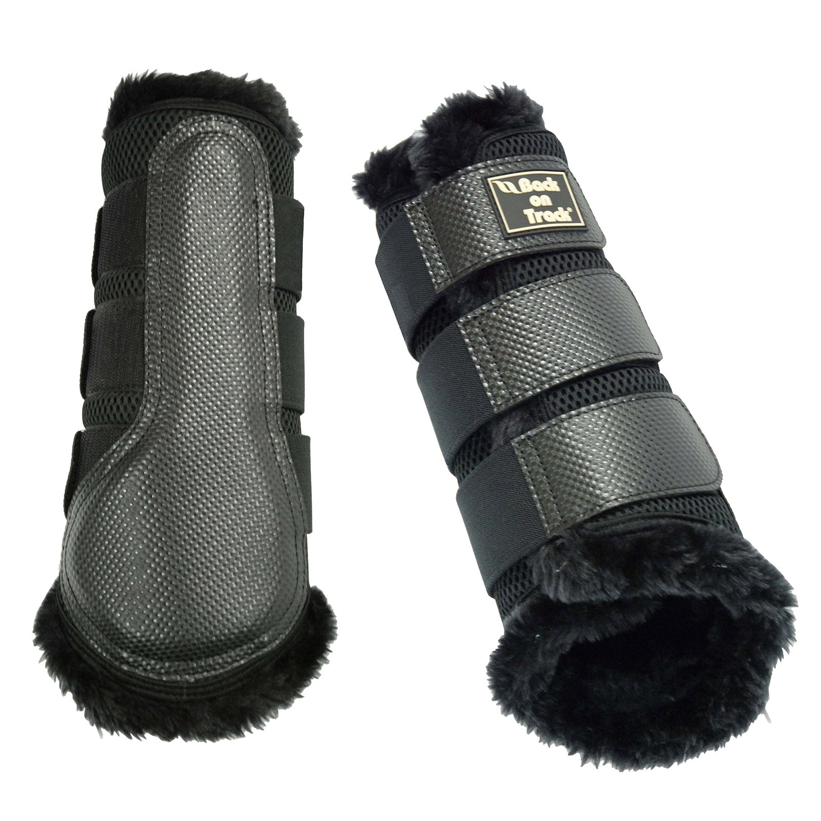 Back on Track belegg med 3D nett, m/kunstpels, L-XL Leg Protection & Hoof Protection for Horses