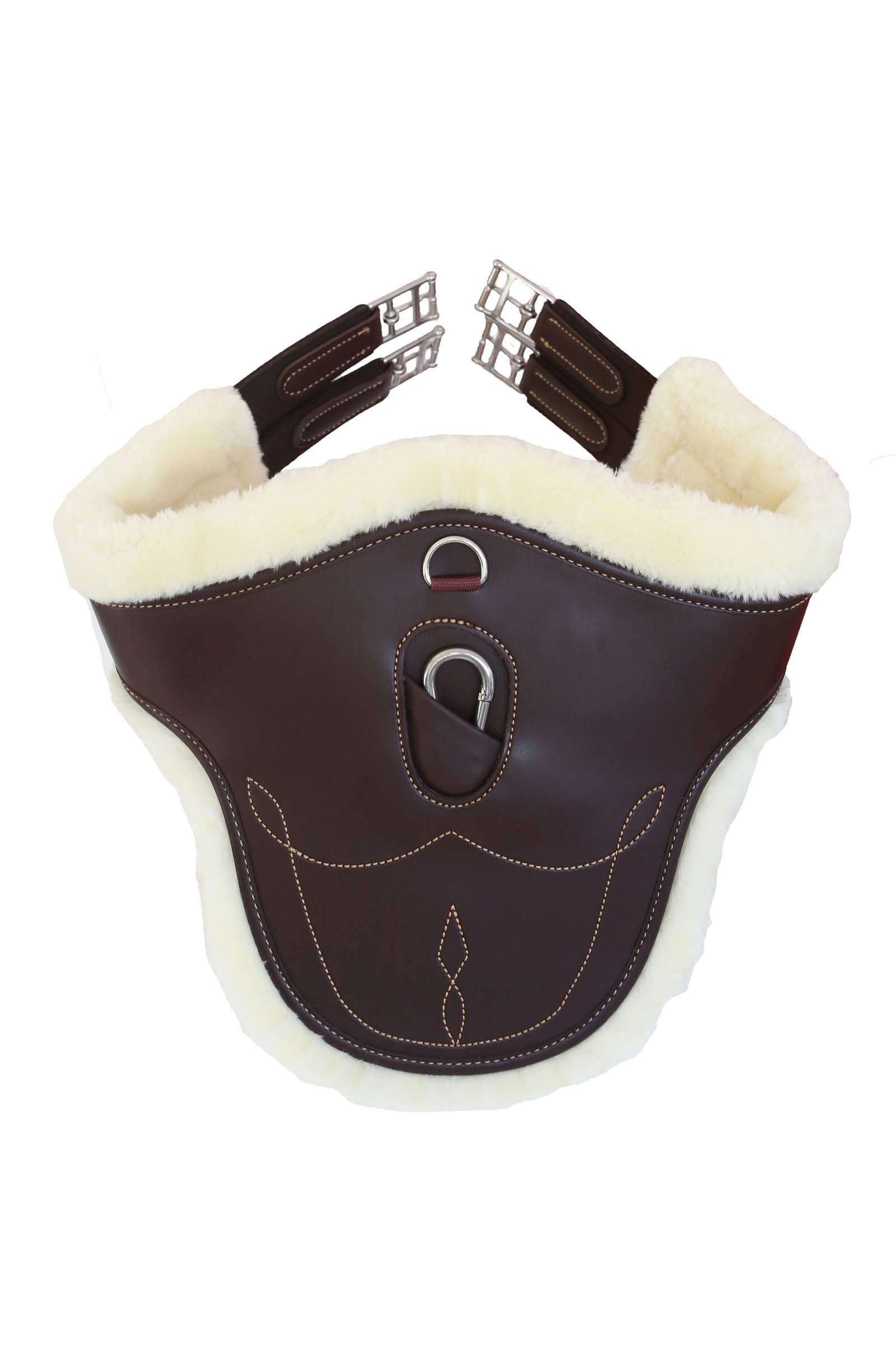 Kentucky Horsewear saueskinnsgjord med mageplate Saler & gjorder