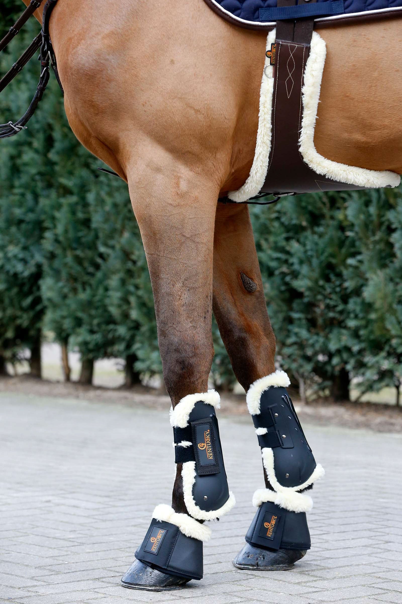 Kentucky Horsewear Sheepskin Stud Girth Saddles, Girths & Stirrups