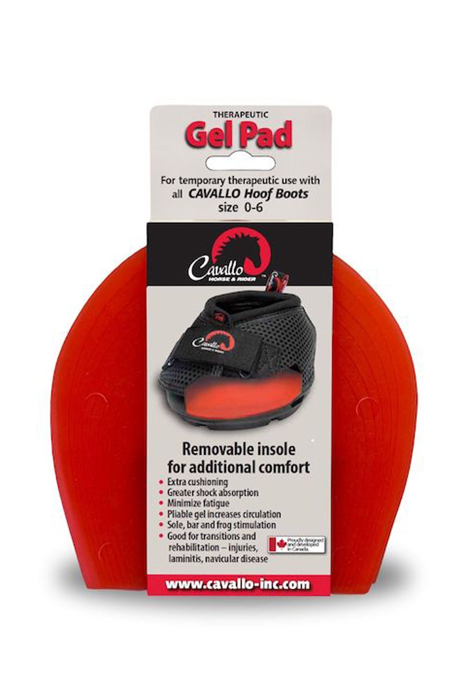 Cavallo Hoof Boots F.R.A. Gel Pads (2pcs) Leg Protection & Hoof Protection for Horses