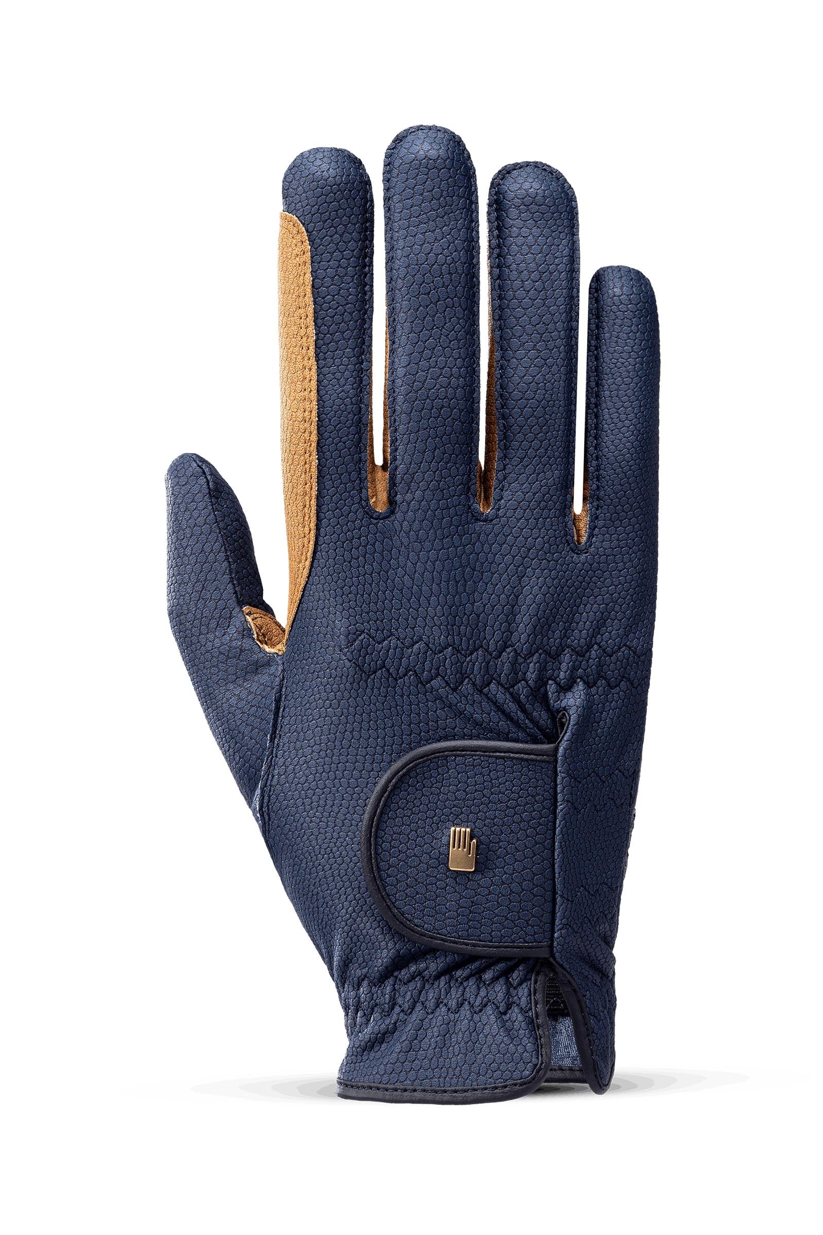 Roeckl Malta Grip tofargede ridehansker Ridehansker