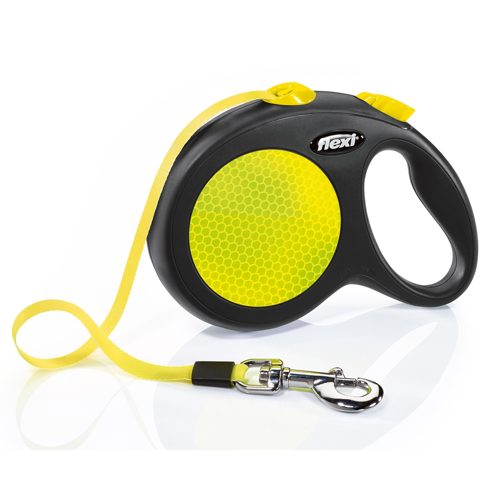 Flexi ny klassisk neon flatt bånd, L, 5 meter Hundeutstyr