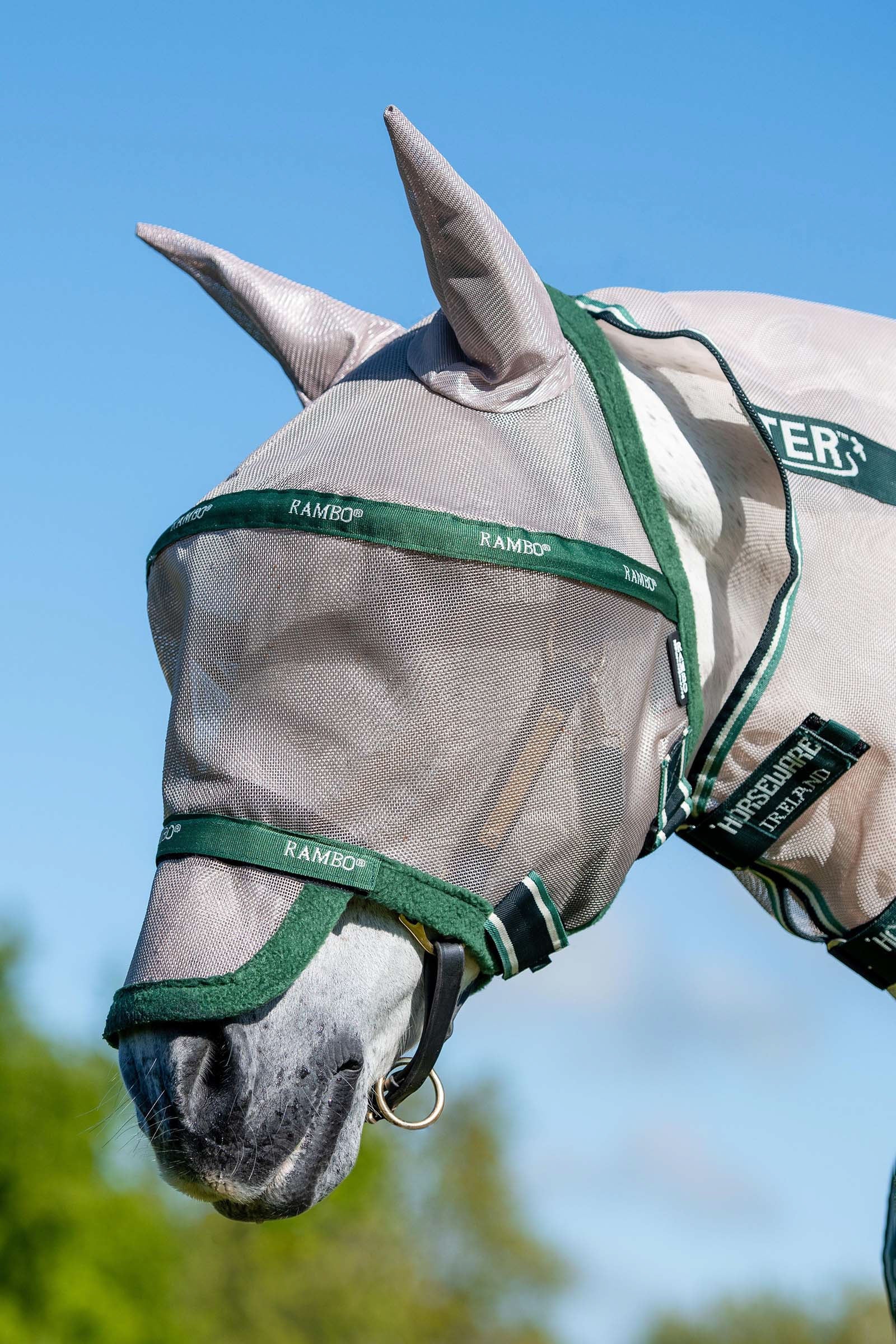 Horseware Rambo Plus fluemaske Fluebeskyttelse til hest