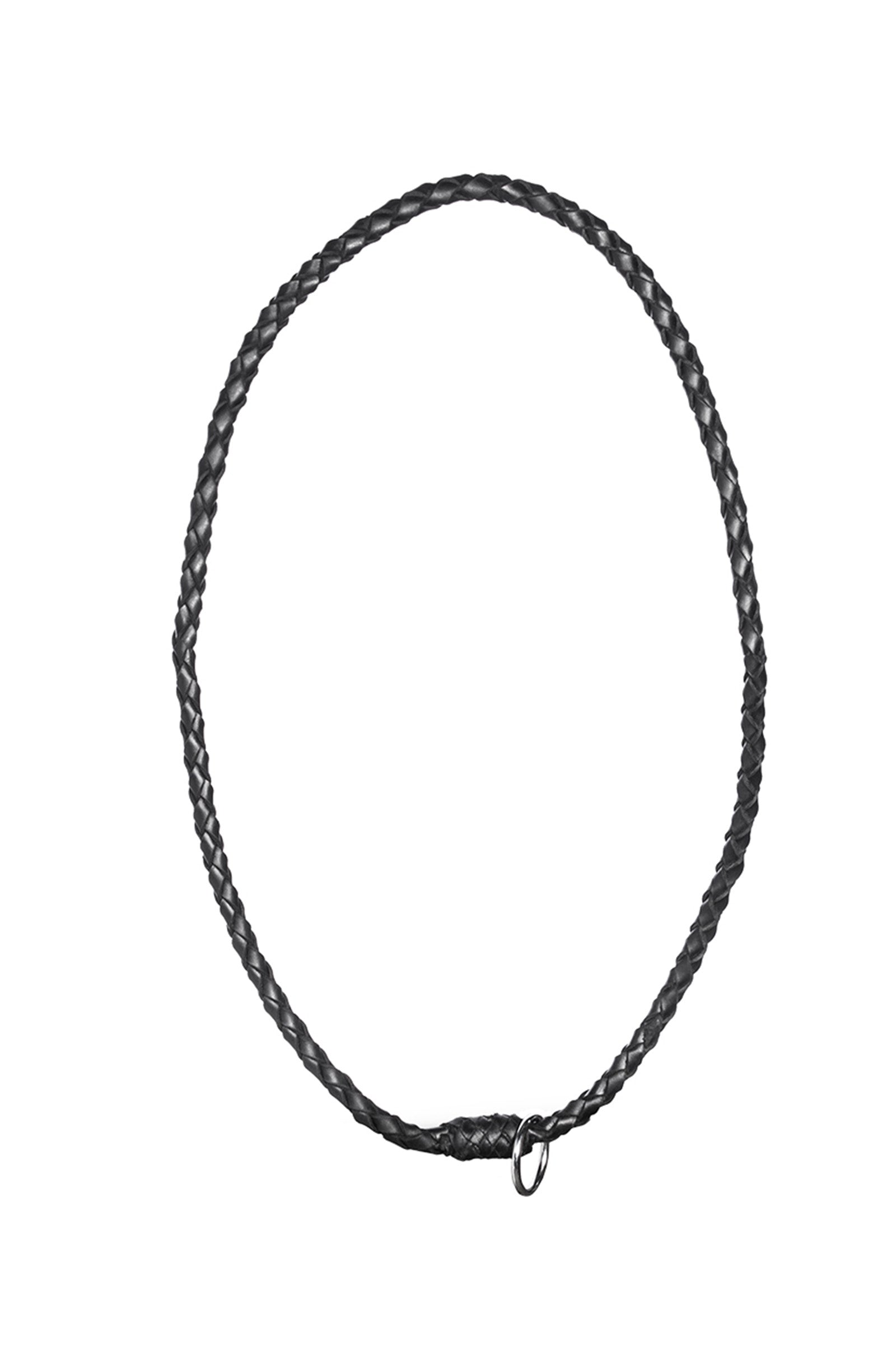 F.R.A. Freedom Riding Articles Kripton halsring (system 1) i vevd lær, 15 mm Hodelag & Tøyler