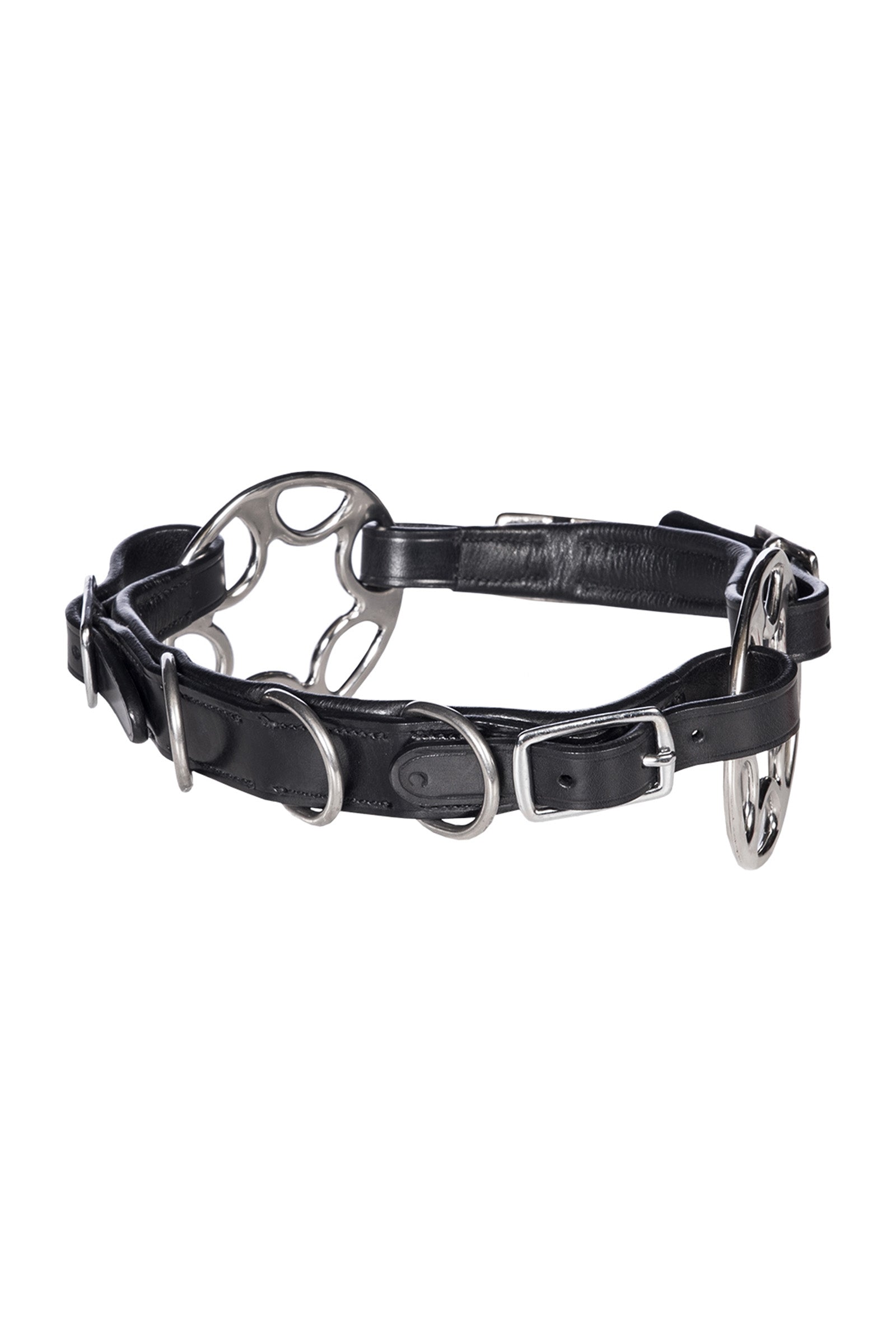 F.R.A. Freedom Riding Articles Caval Cavemore Noseband English Leather (Syst.2) w/ Scissors Bridles & Reins