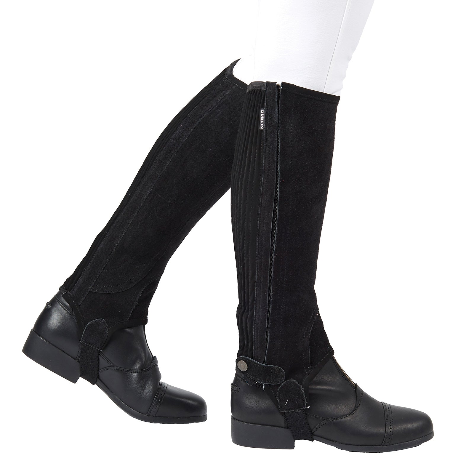 Dublin Suede Half Chaps, JR Riding Boots & Riding Shoes