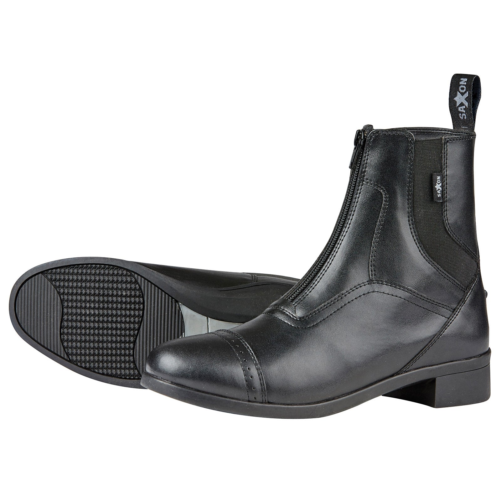 Saxon Syntovia paddock boots med glidelås Ridestøvler & Chaps