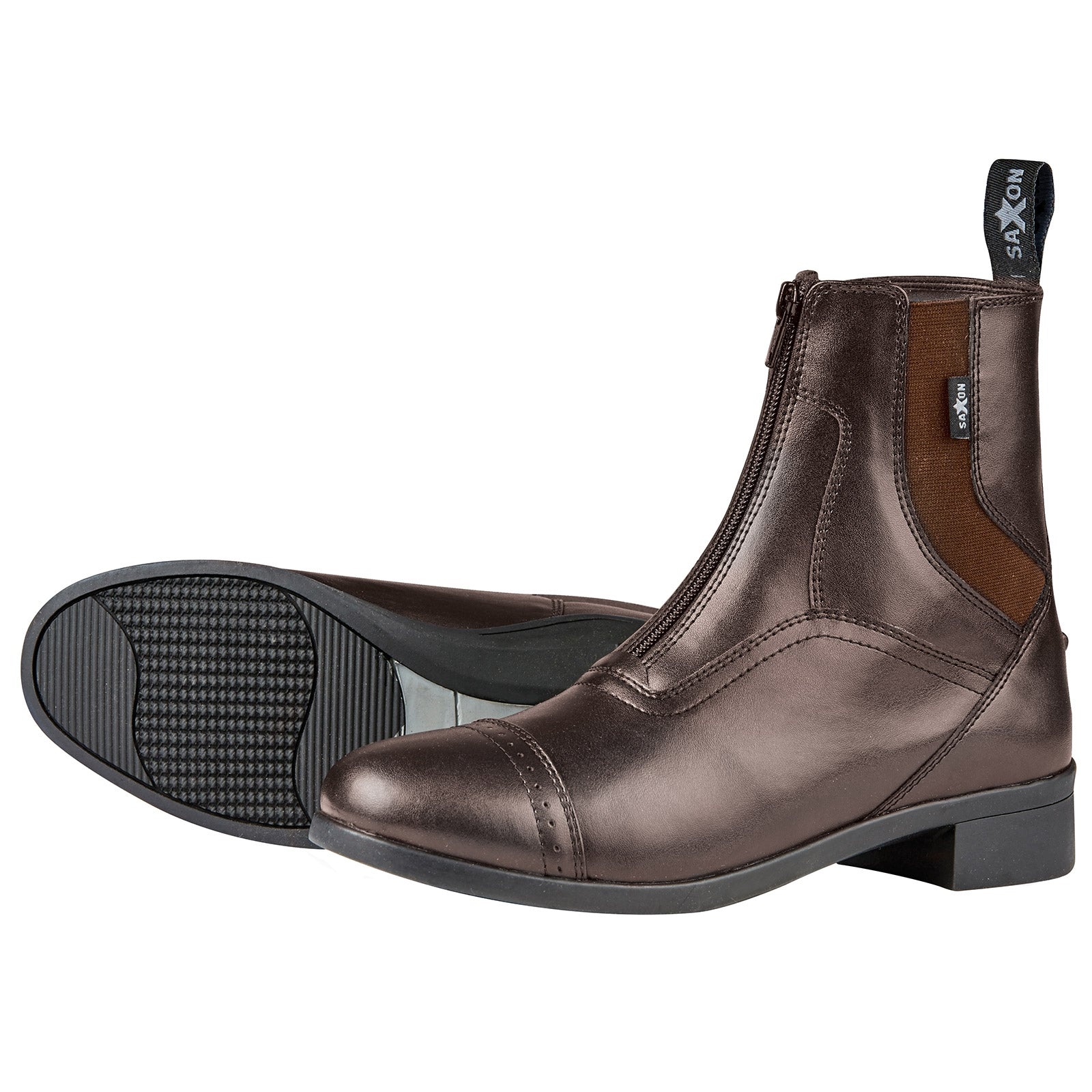 Saxon Syntovia paddock boots med glidelås Ridestøvler & Chaps