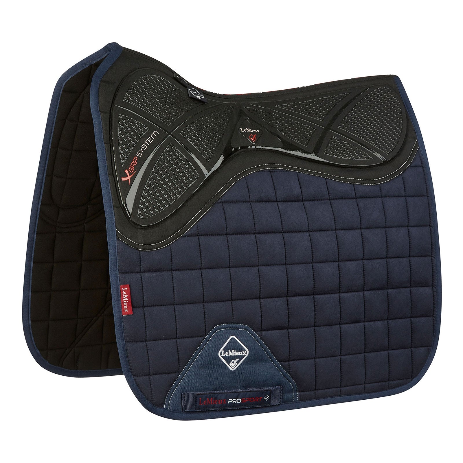 LeMieux X-Grip Silicone Square Dressursjabrak Sjabraker