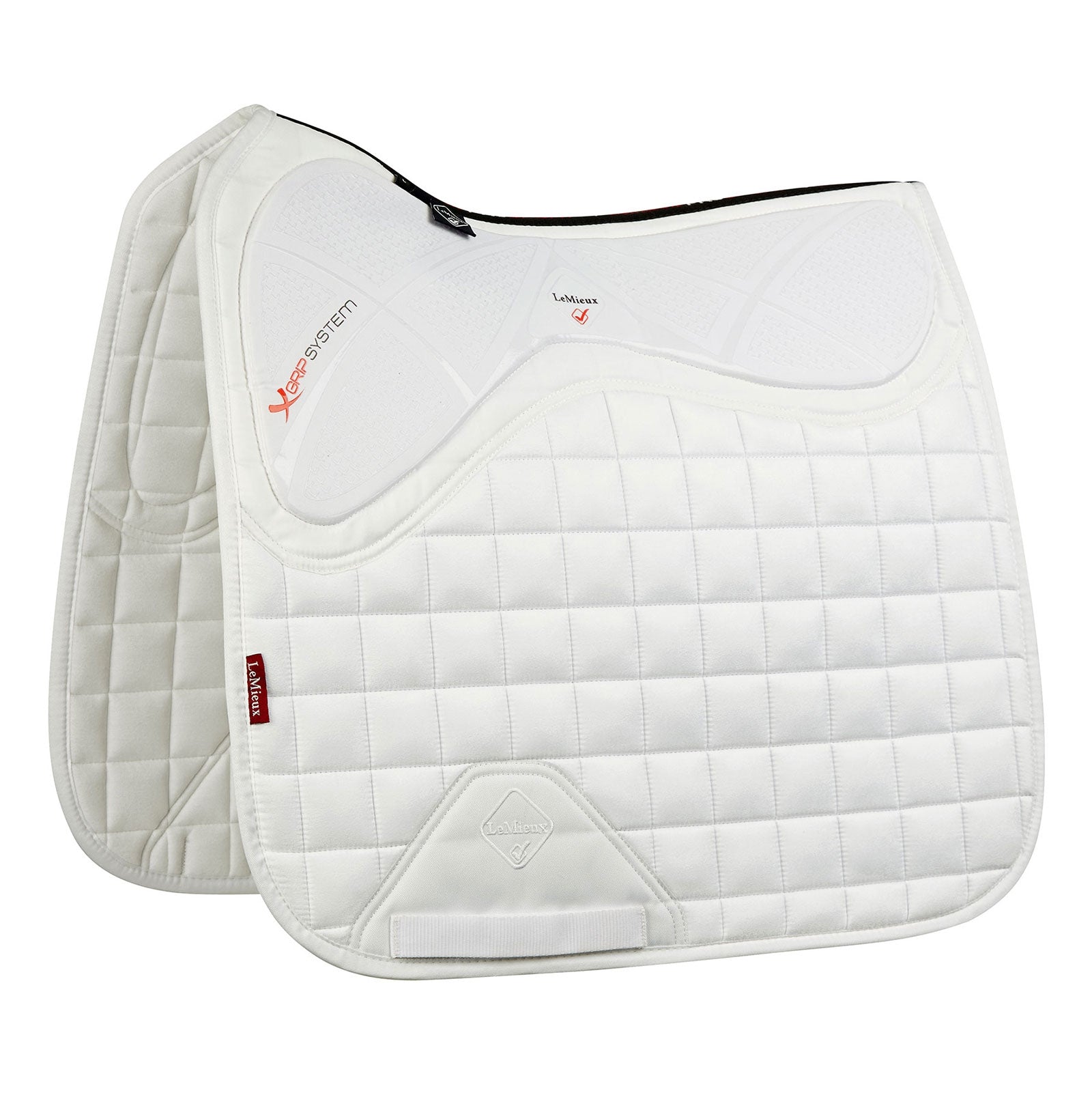 LeMieux X-Grip Silicone Square Dressursjabrak Sjabraker
