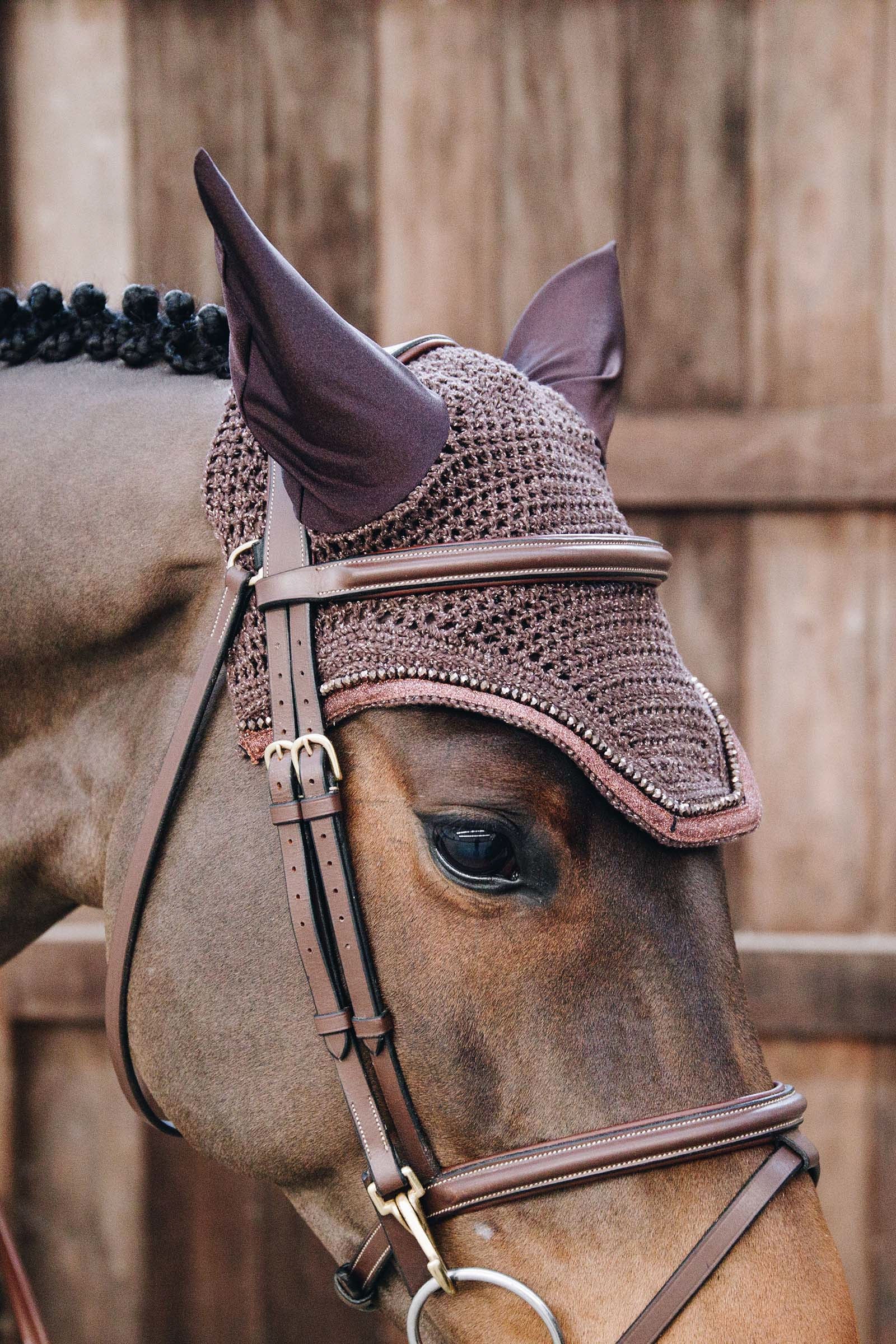 Kentucky Horsewear Wellington Glitter Fly Veil Saddle Pads