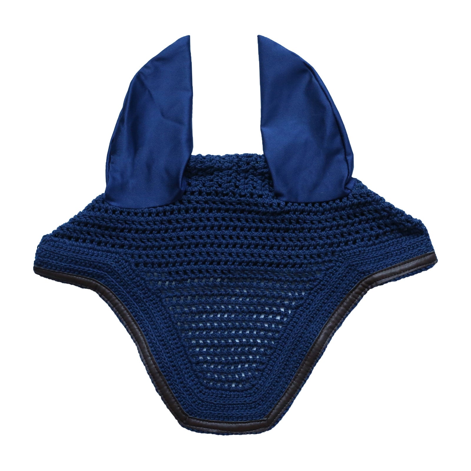 Kentucky Horsewear Fly Veil Wellington Leather Saddle Pads