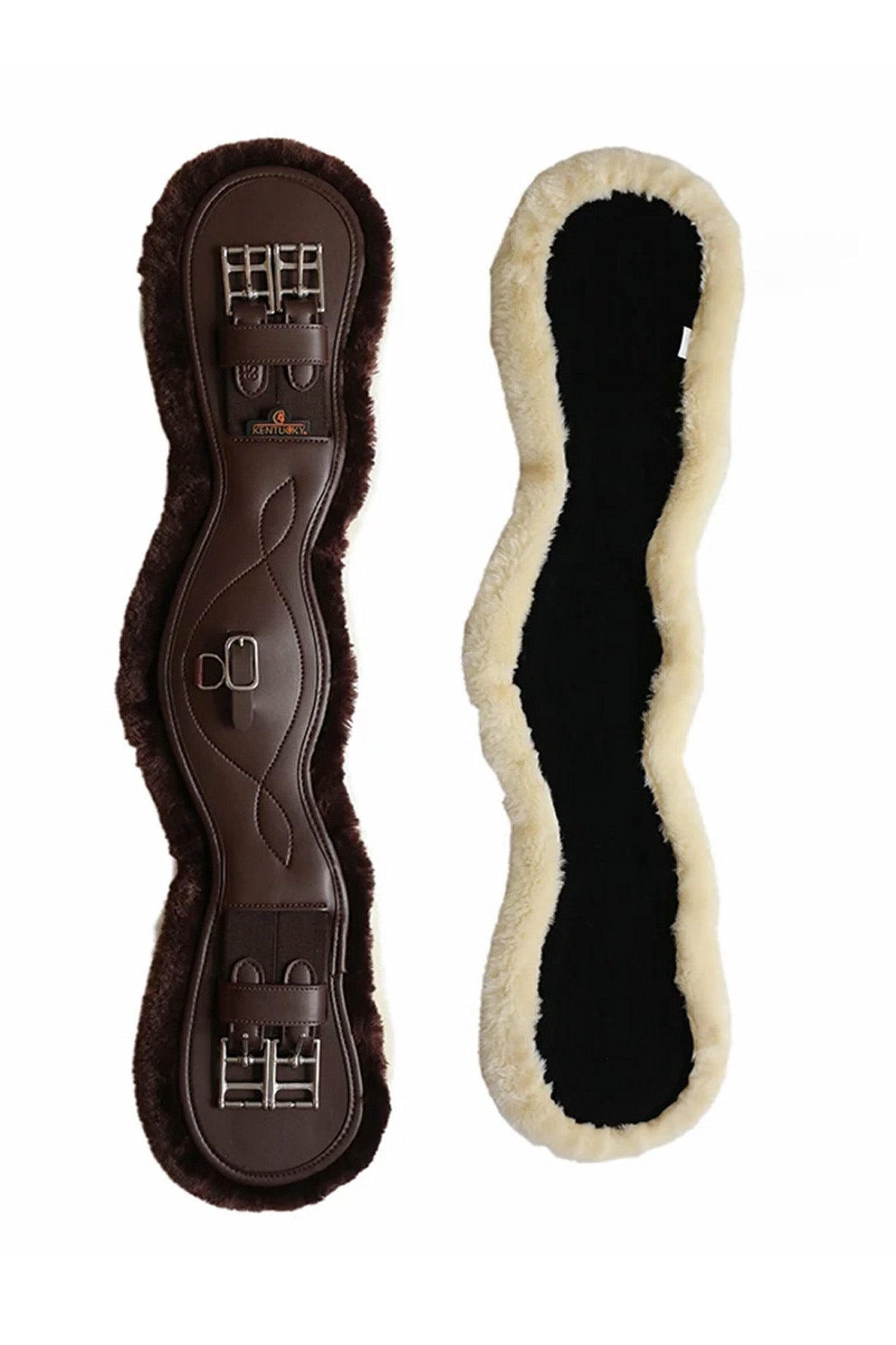 Kentucky Horsewear saueskinn anatomisk gjord, kort Saler & gjorder