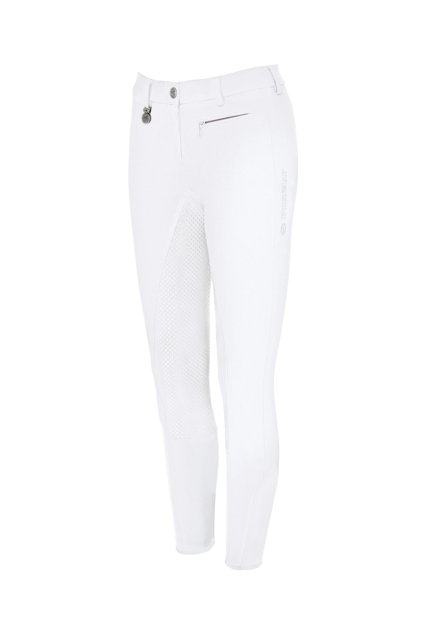 Pikeur Lucinda hvit helforsterket ridebukse med grip Womens Breeches