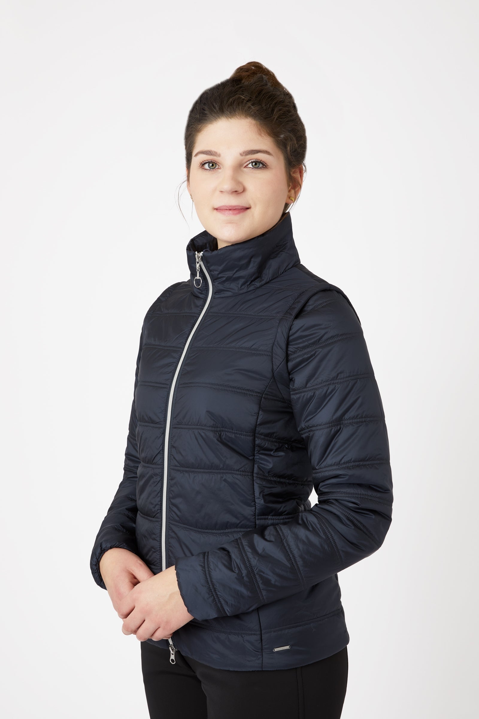 Horze Natalie Women's Riding Jacket with Removable Sleeves Women’s Riding Clothing
