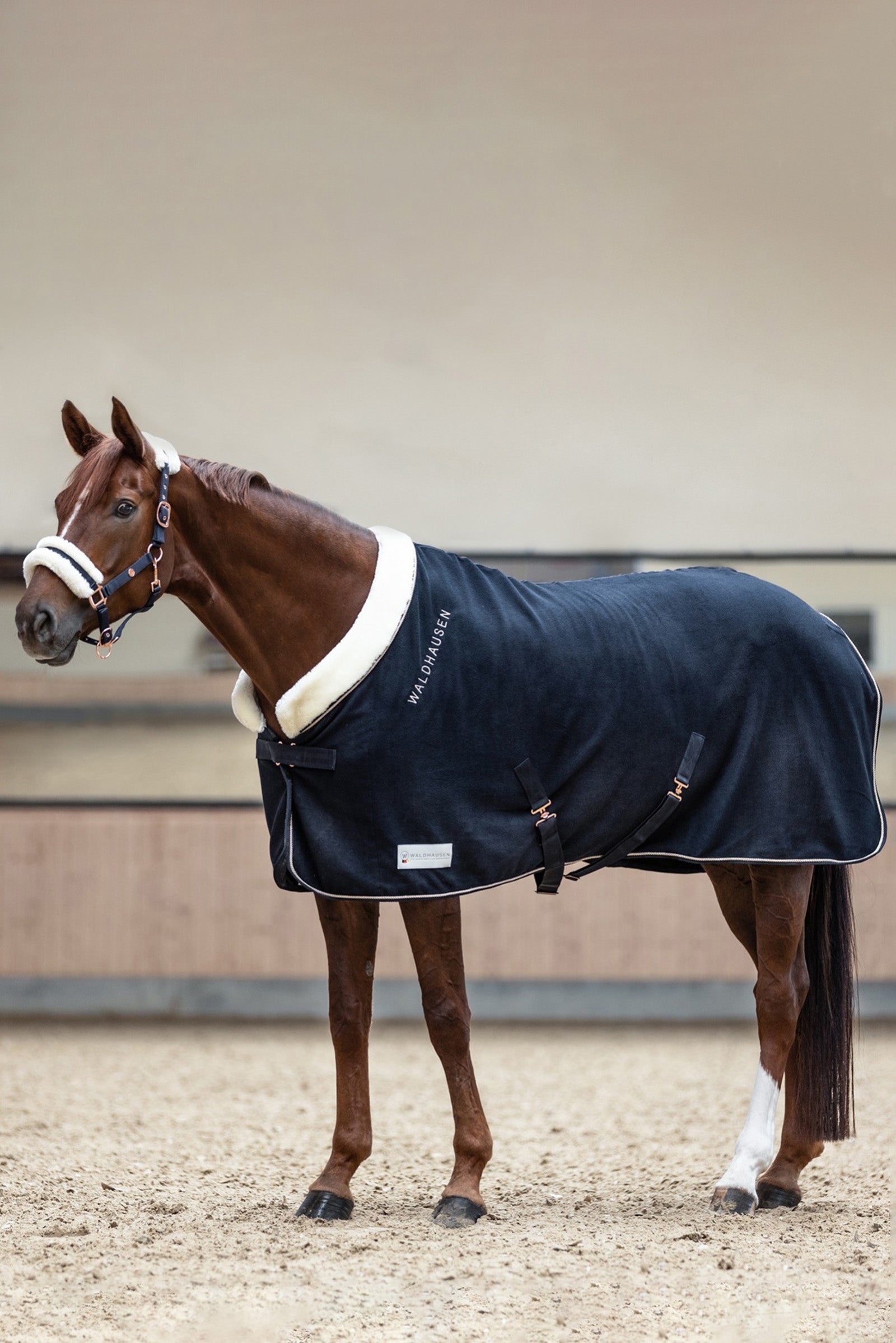 Waldhausen Rosé Modern Fleece Rug Dekken