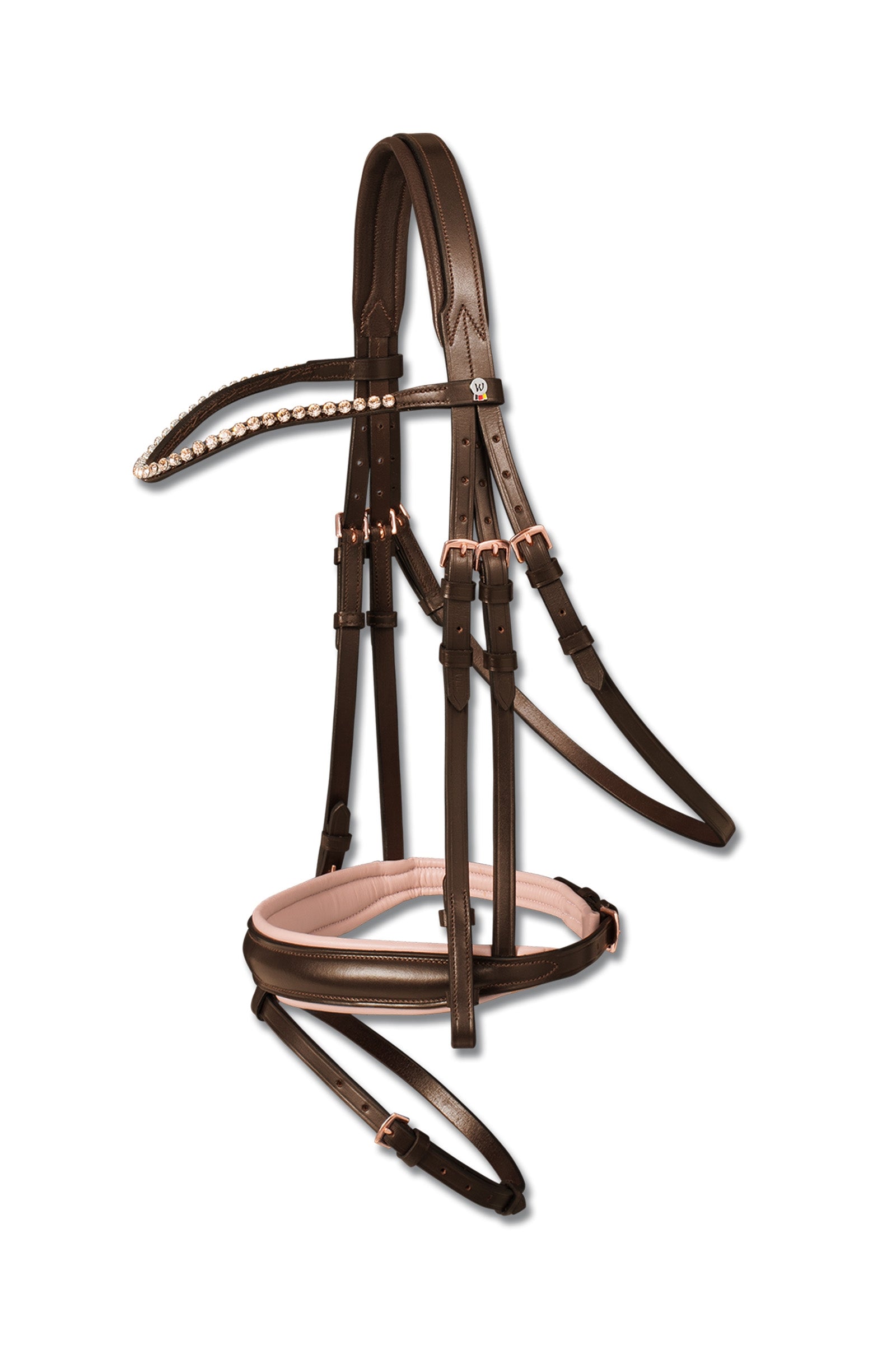 Waldhausen X-Line Bridle Rosé Hodelag & Tøyler