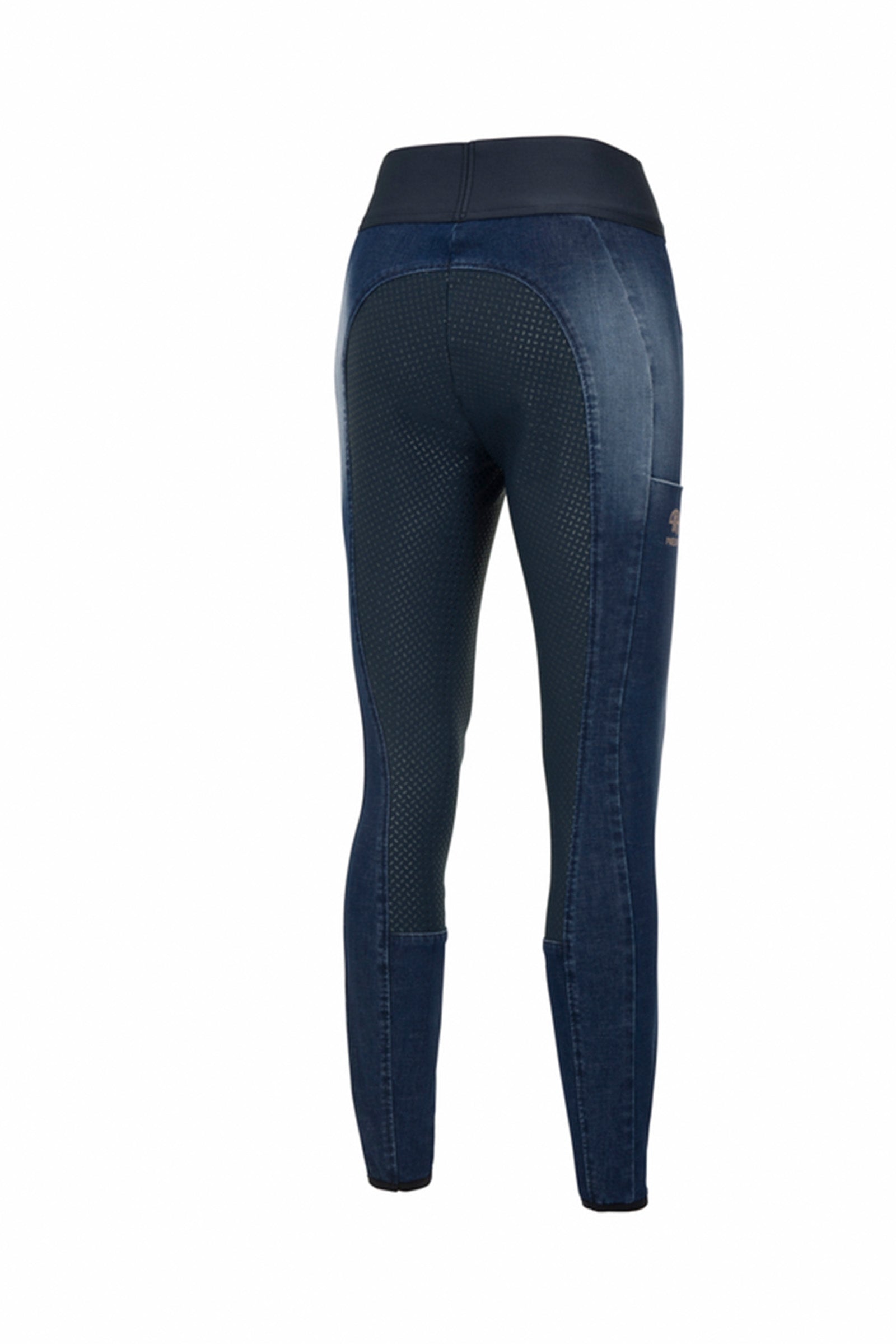 Pikeur Rosa helforsterket denim ridetights til dame Womens Breeches