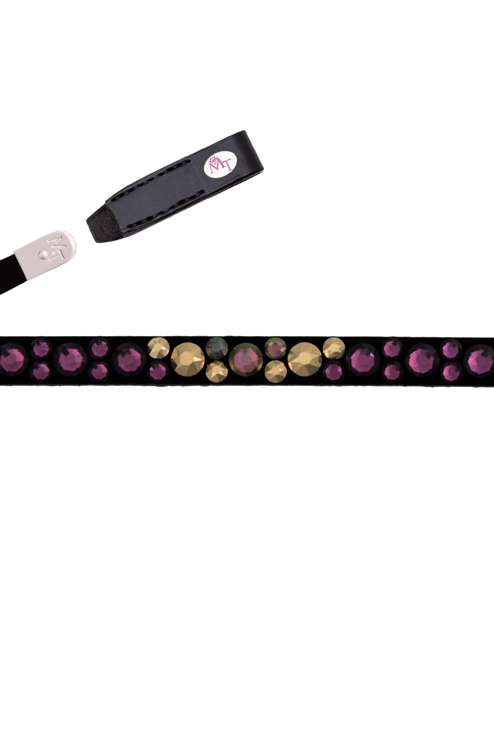 MagicTack Magic Tack Deep Berry Bling Classic pannebånd Hodelag & Tøyler
