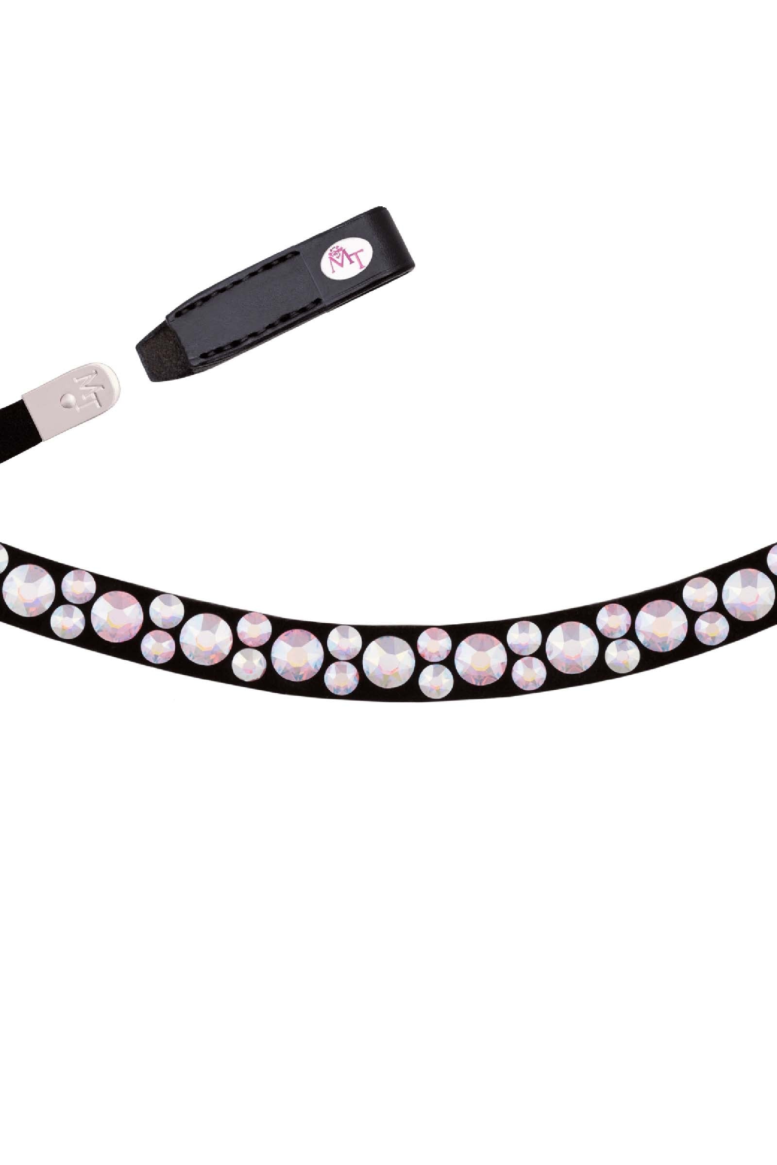MagicTack Rose AB Bling Swing Browband Bridles & Reins