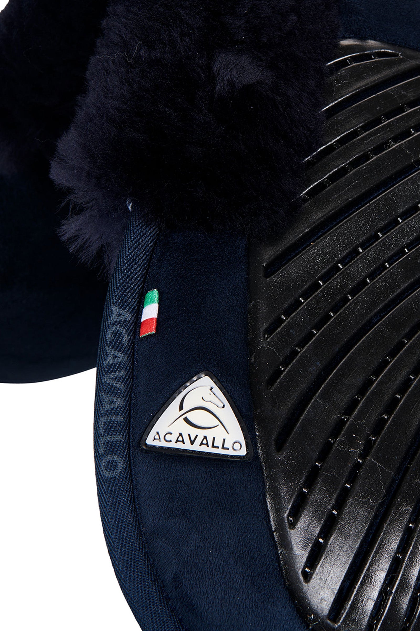 Acavallo Close Contact Gel & Memory Foam Half Pad with Sheepskin Saddle Pads