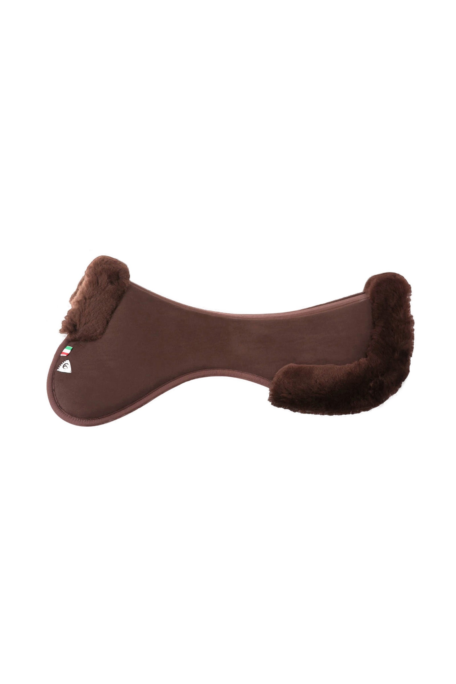 Acavallo Close Contact Memory Foam halvpad med saueskinn Sjabraker