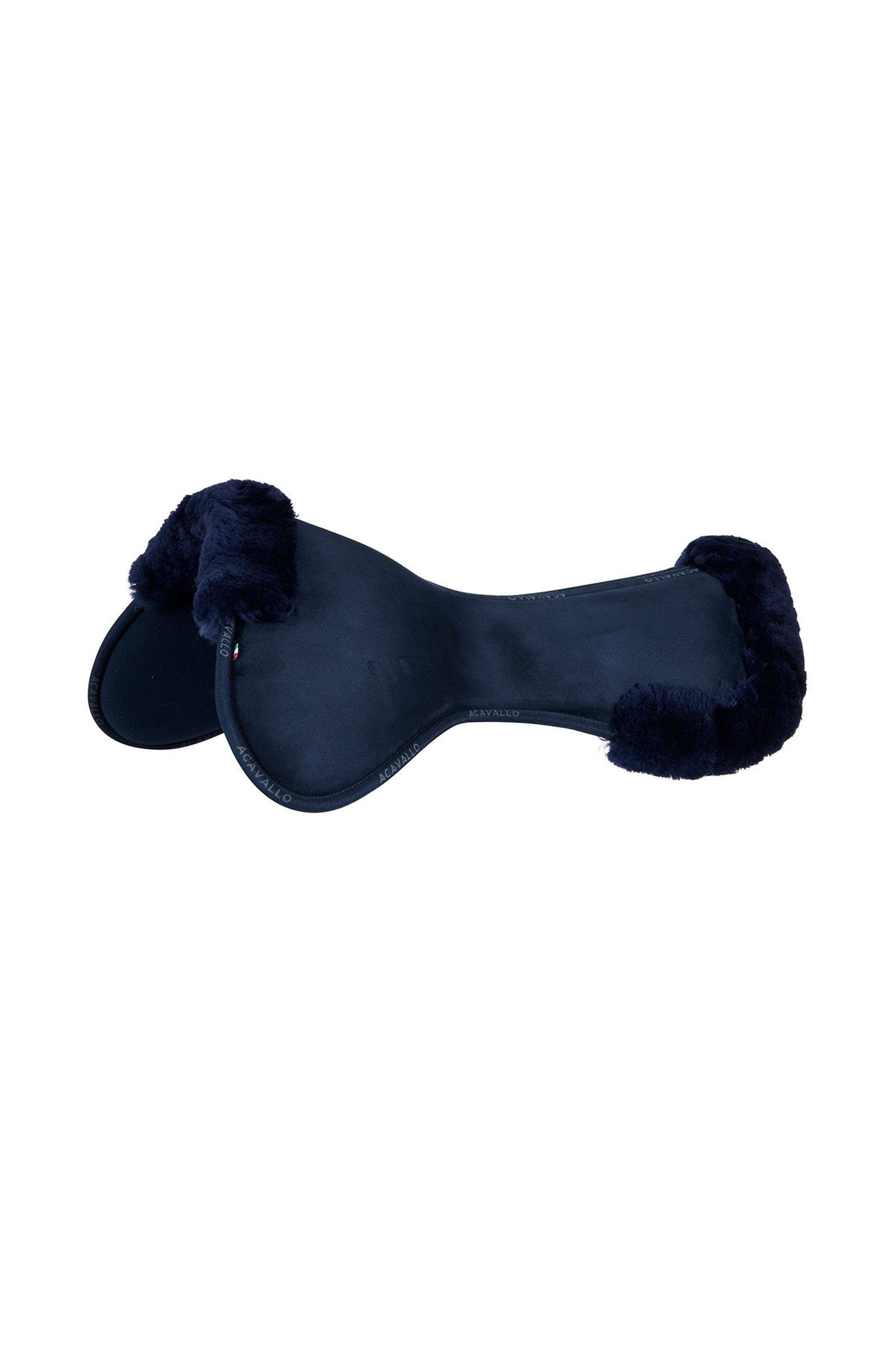 Acavallo Close Contact Memory Foam halvpad med saueskinn Sjabraker
