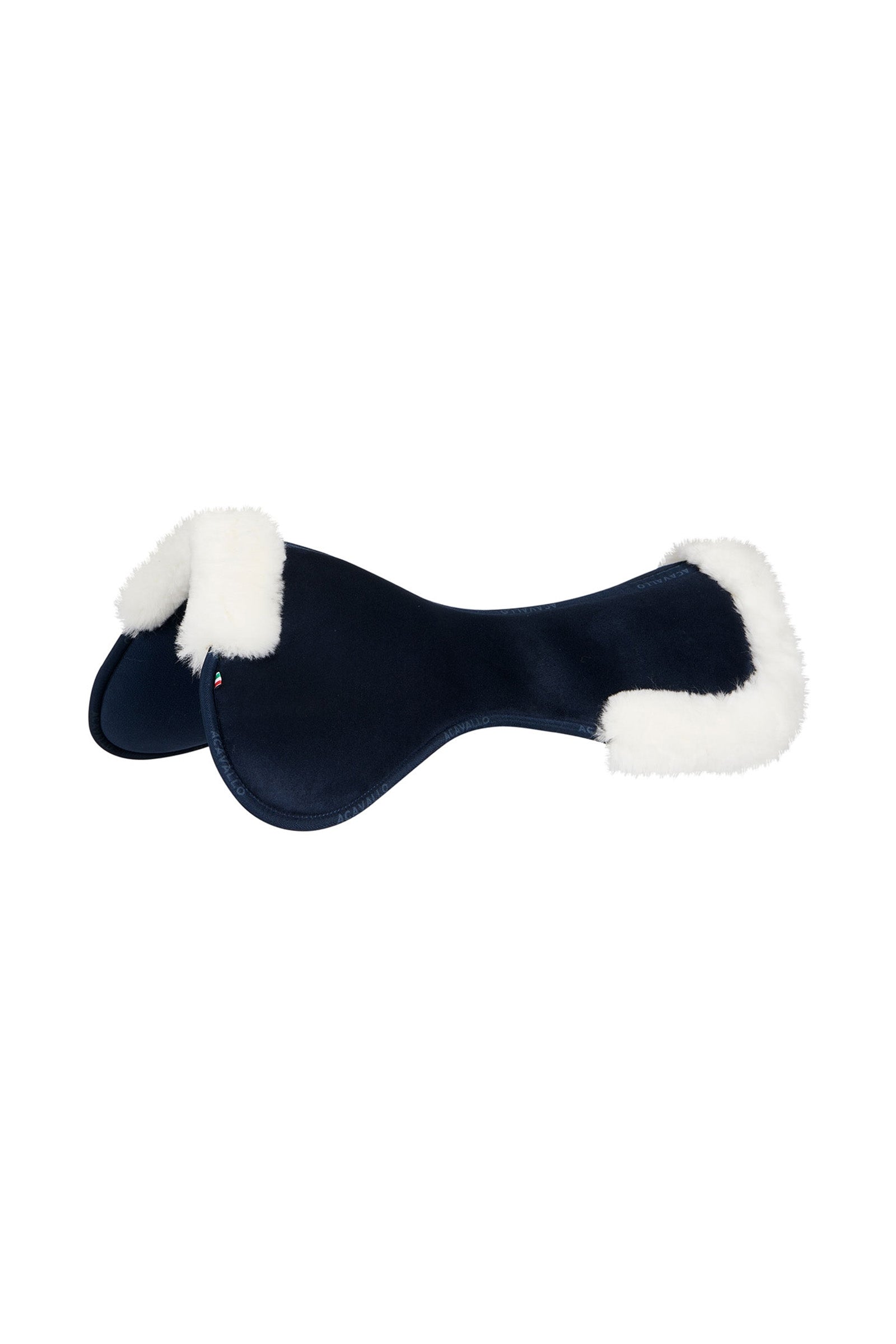 Acavallo Close Contact Memory Foam halvpad med saueskinn Sjabraker