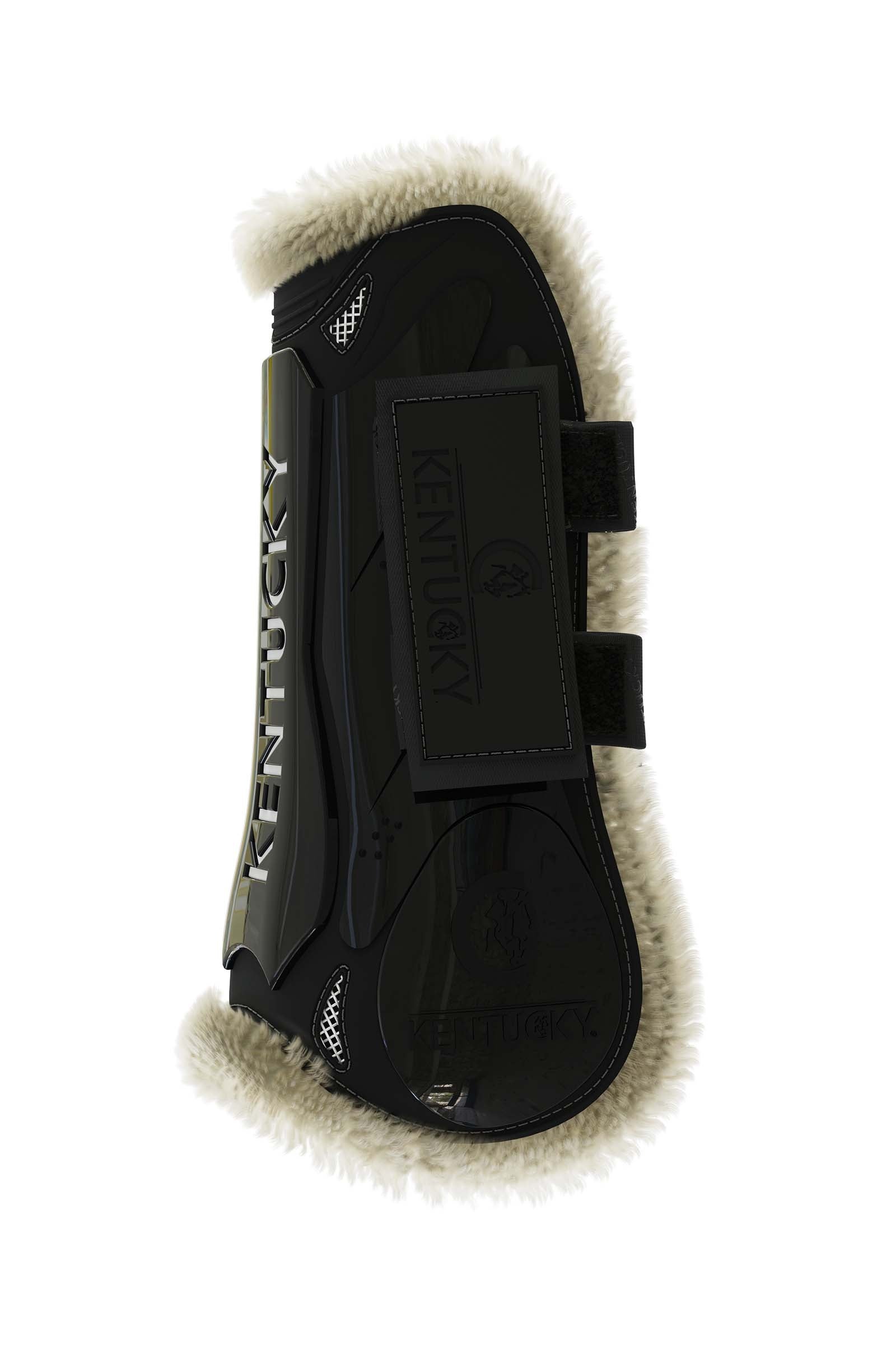 Kentucky Horsewear Vegan senebelegg med saueskinn og borrelåsfester Leg Protection & Hoof Protection for Horses