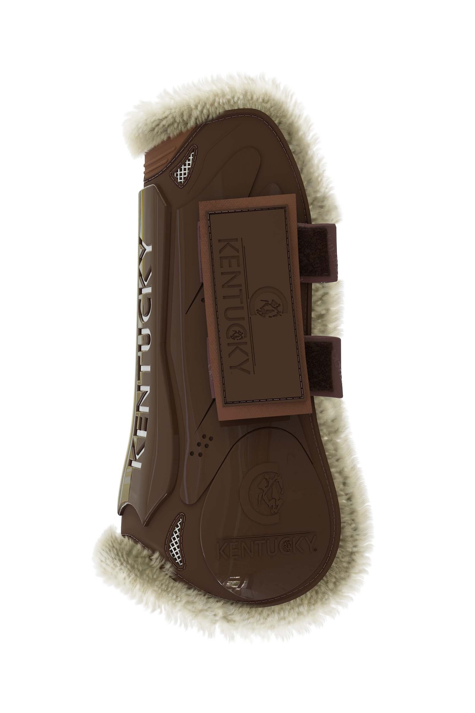 Kentucky Horsewear Vegan senebelegg med saueskinn og borrelåsfester Leg Protection & Hoof Protection for Horses