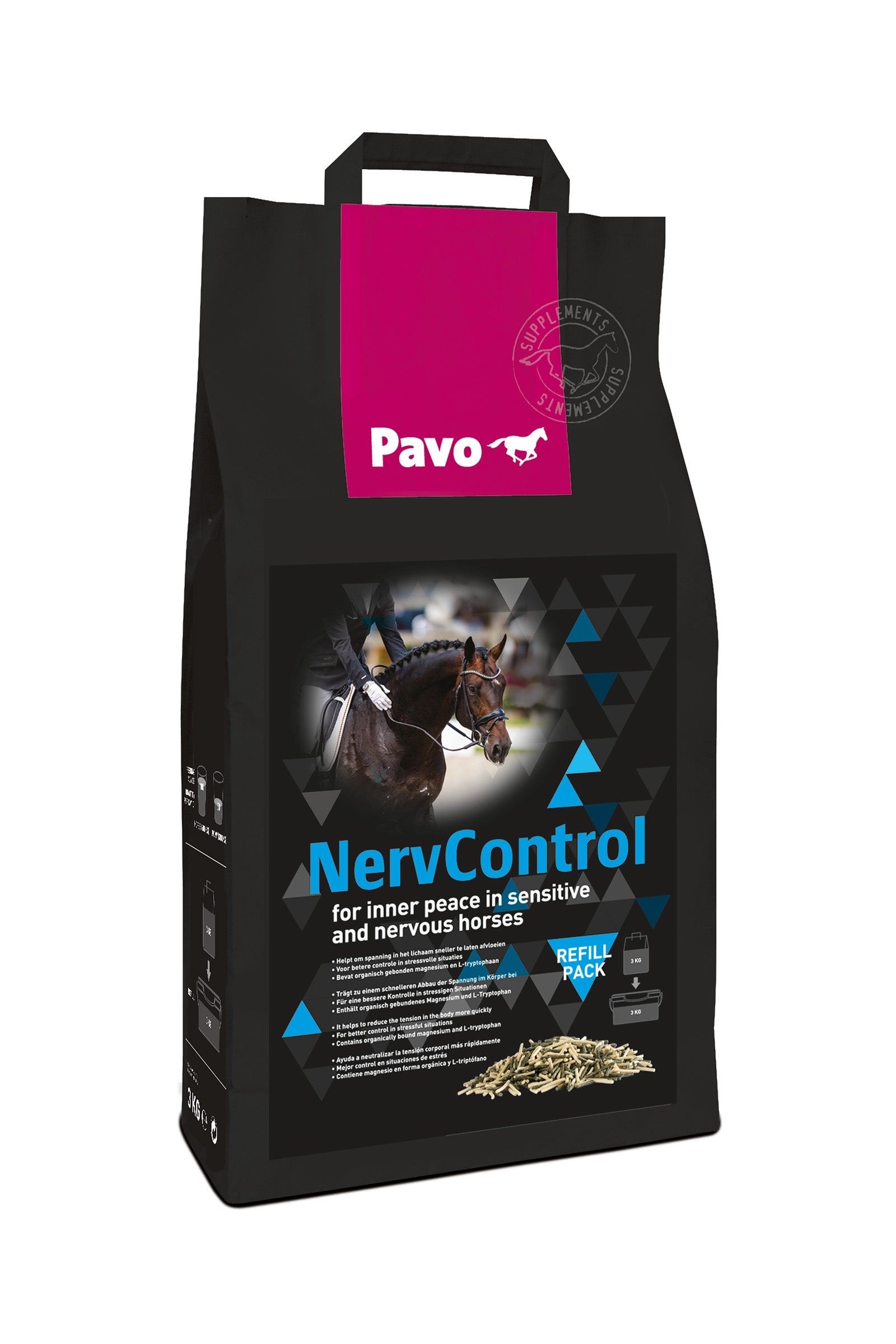 Pavo NervControll, refill, 3 kilo Horse Feed & Nutrition
