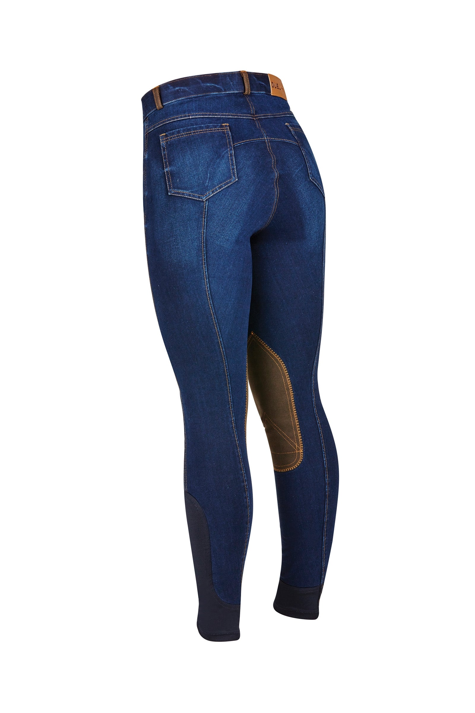 Dublin Shona denimridebukser med knegrep for kvinner Womens Breeches