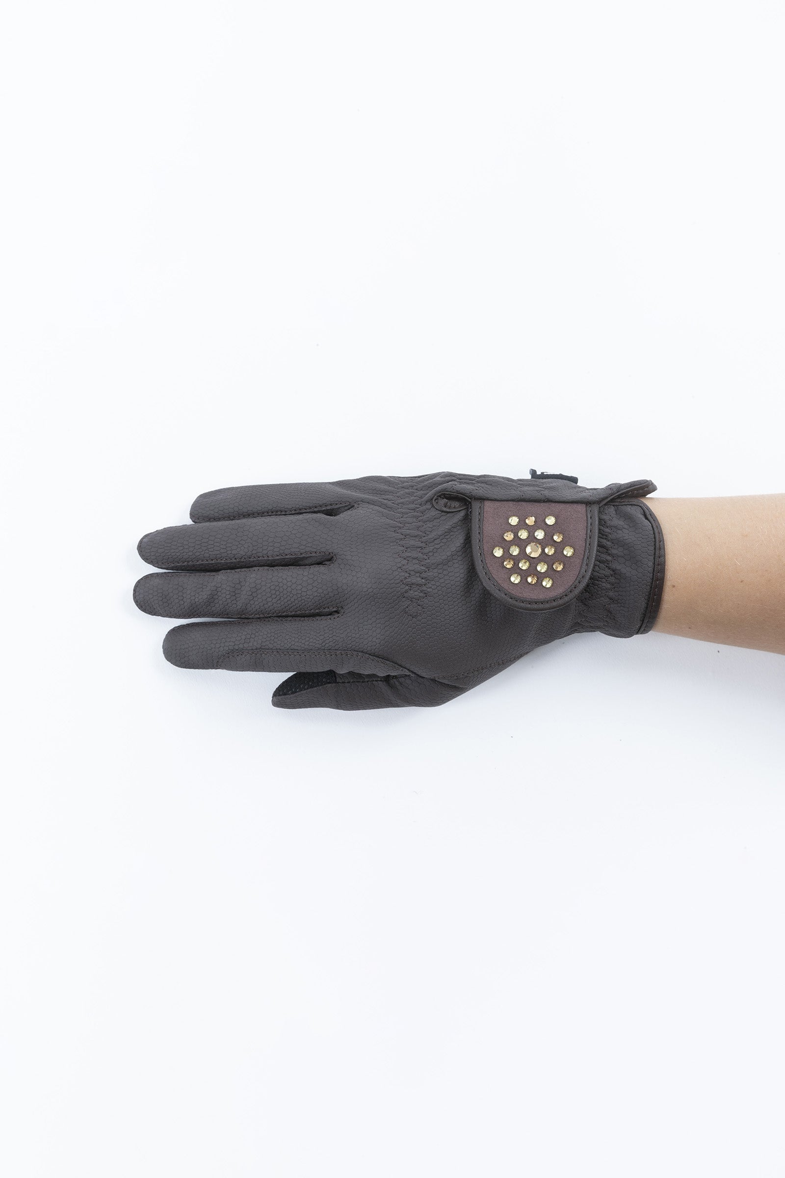 RSL Ascona Riding Gloves with Glitter Stones Ridehansker